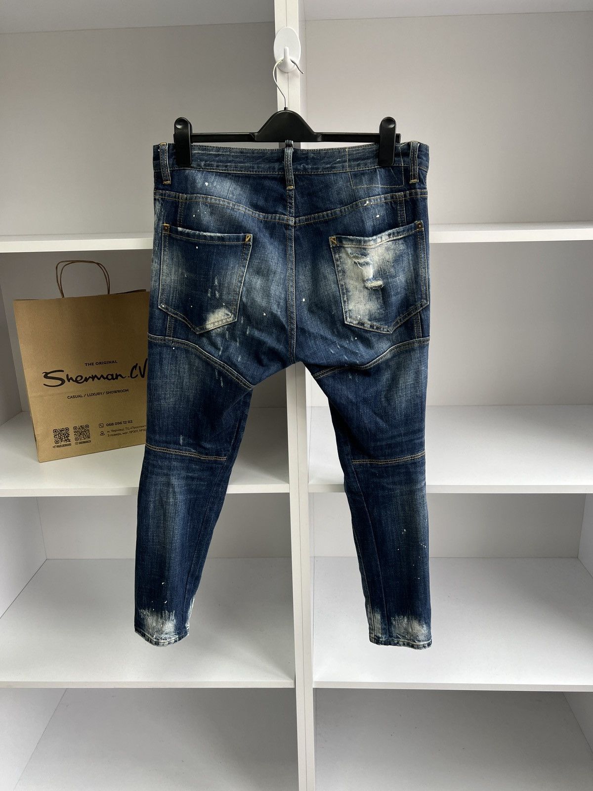 Dsquared2 × Vintage Vintage Dsquared2 Luxury Denim Jeans Size US 34 / EU 50 - 13 Thumbnail
