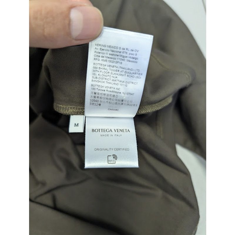 Bottega Veneta o1rshd1 Heavy Japanese Jersey Long Sleeve T-Shirt in Olive Size US M / EU 48-50 / 2 - 21 Thumbnail