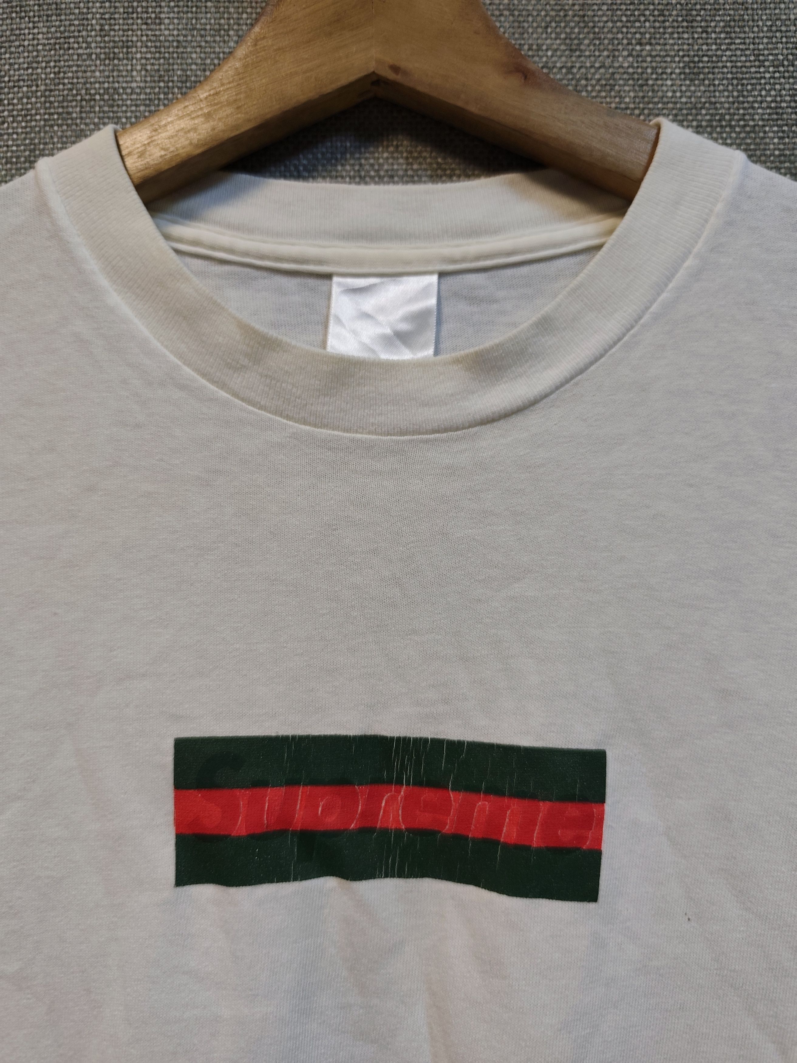Supreme 2000 Supreme Gucci Box Logo Tee Size US L / EU 52-54 / 3 - 4 Thumbnail