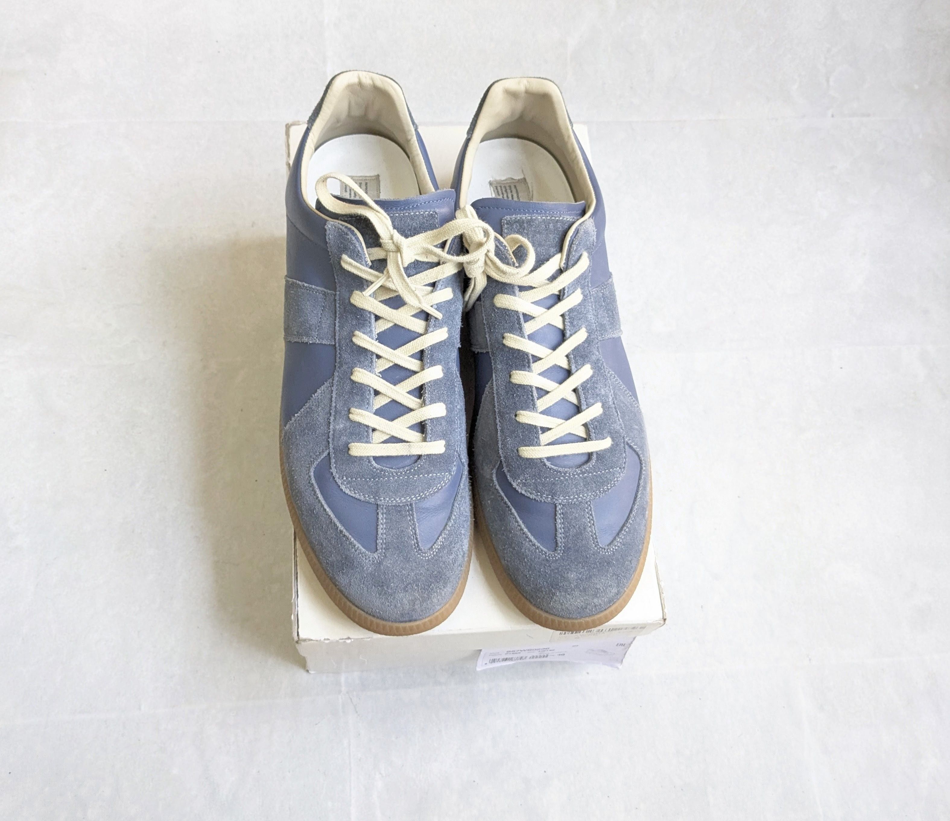 Maison Margiela Maison Margiela Replica GAT Blue 13 46 Low Tops Gum Size US 13 / EU 46 - 1 Thumbnail