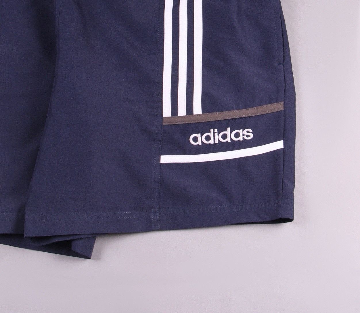 Adidas Vintage Adidas Shorts Retro 90s Nylon Running Swim Wear L Size US 34 / EU 50 - 2 Thumbnail