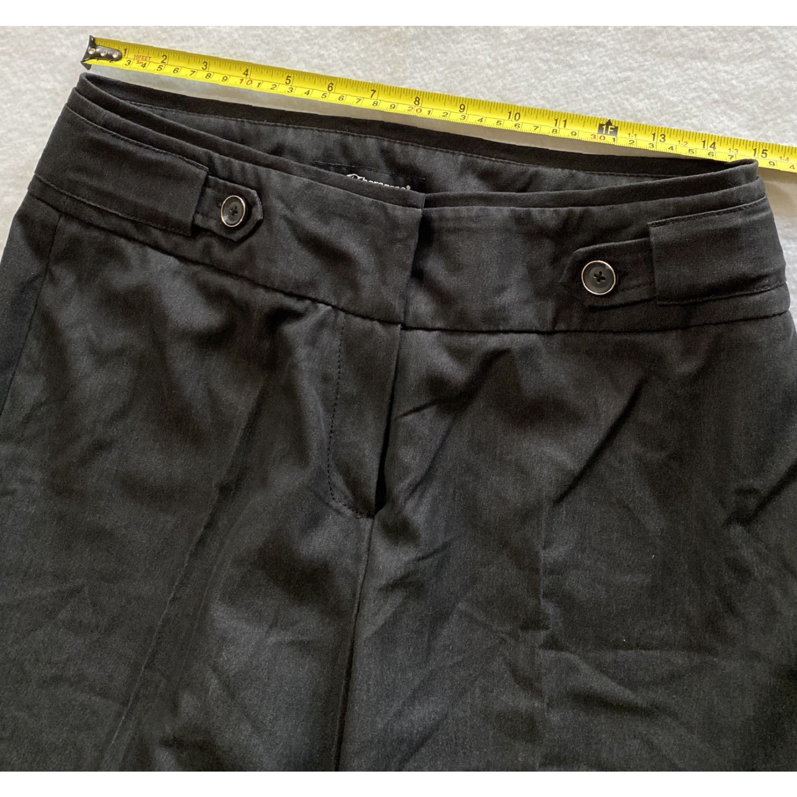 Vintage Sharagano Dress Pants Women Very Dark Gray 8 Pant/ 17-25 Inseam 32 FullLength Regular Rise High Work Outfit Size 30" / US 8 / IT 44 - 3 Thumbnail