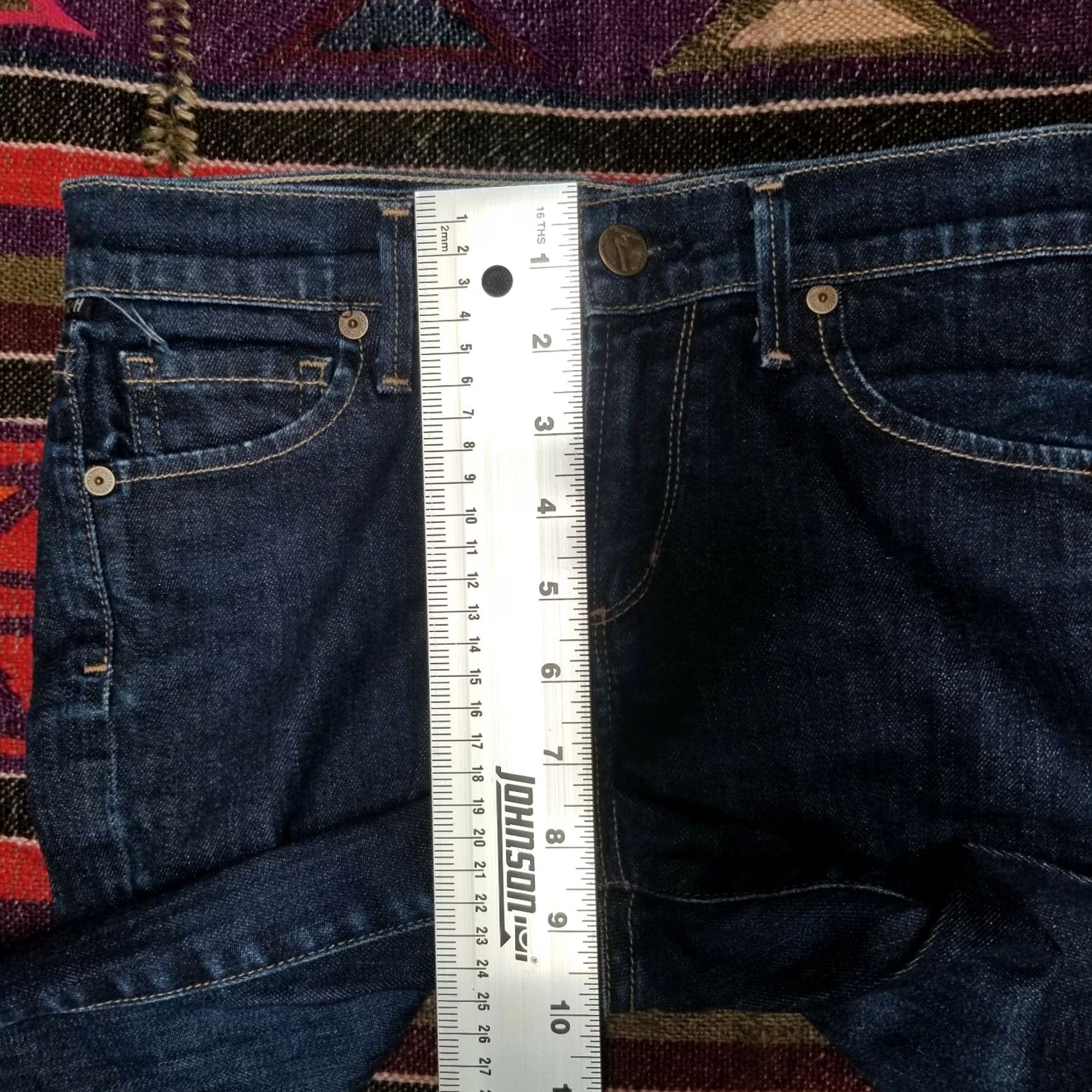Citizens Of Humanity Citizens of Humanity Women's Jeans Size 25 Low Rise Stretch Elson Straight Leg Blue Size 42" / US 20 - 4 Thumbnail