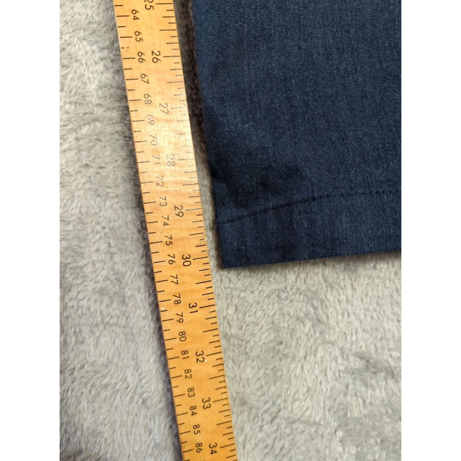 Nautica Nautica Men's Pants 33x32 Chino Classic Fit Blue NauticaFlex Logo Pockets Flat Front Straight Leg Regular Size 33 Inseam 32 Amazon/Shopper Friendly Size US 33 - 3 Thumbnail