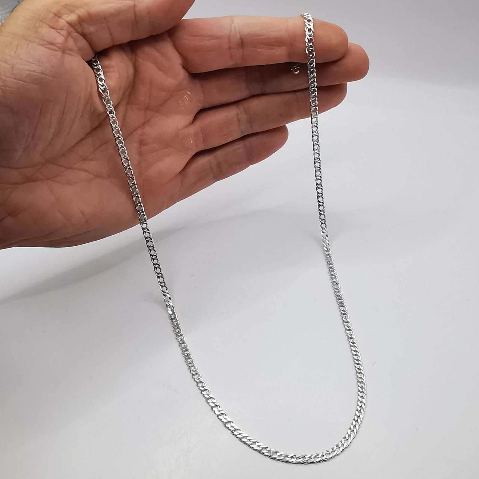 Sterling Silver Vintage Chain Necklece,925 Sterling Silver,Signed , 10,99g Size ONE SIZE - 2 Thumbnail