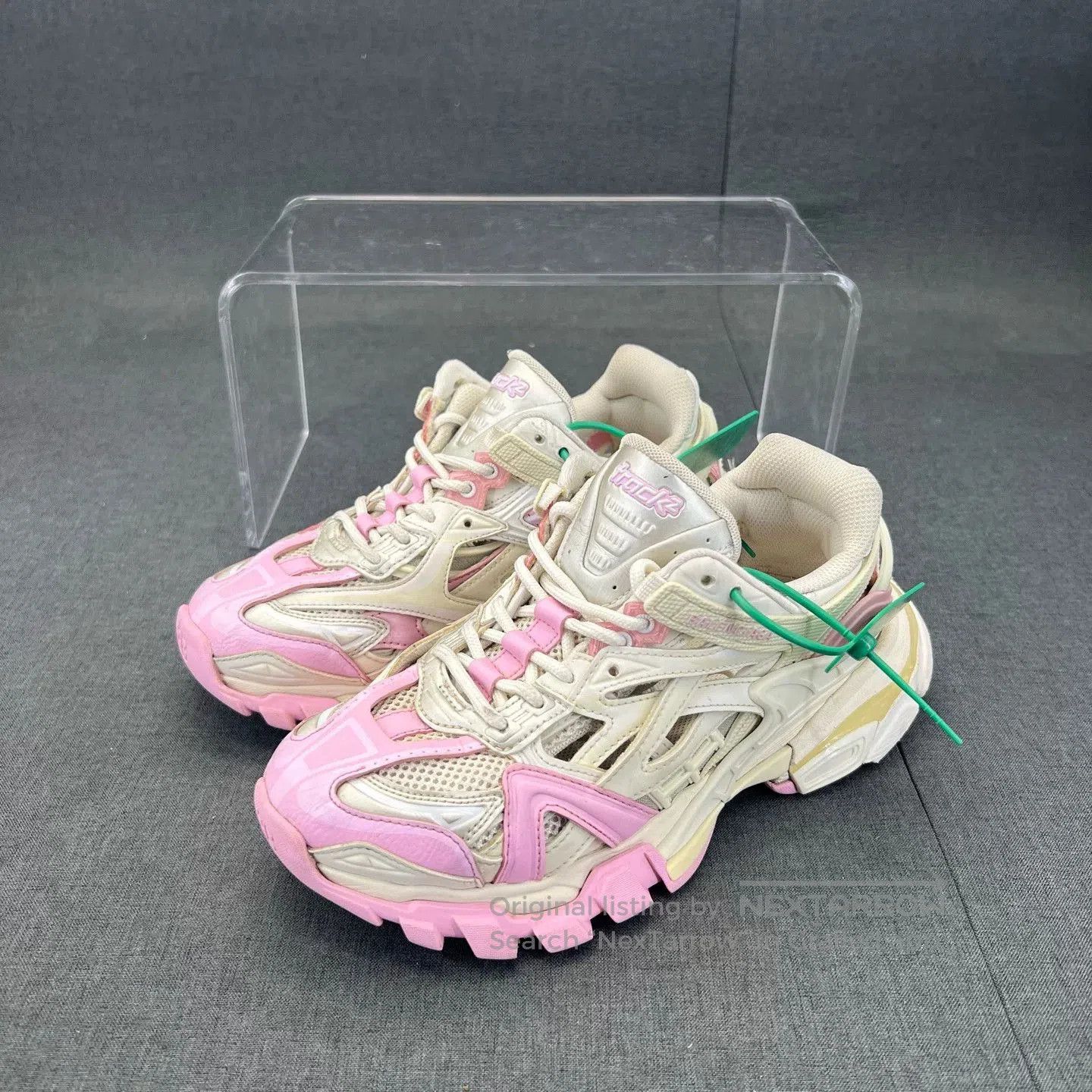 Balenciaga Balenciaga Track 2 White Pink Size 37. Size US 6 / IT 36 - 1 Thumbnail