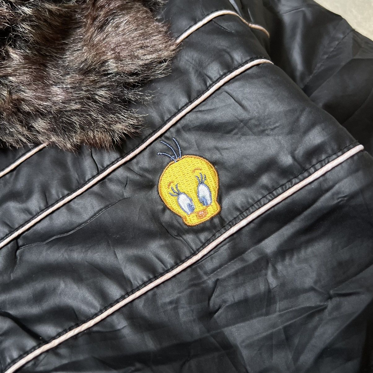 Cartoon Network 2000s Tweety by Looney Tune Fur Neck Multifunction Jacket Size M / US 6-8 / IT 42-44 - 5 Thumbnail