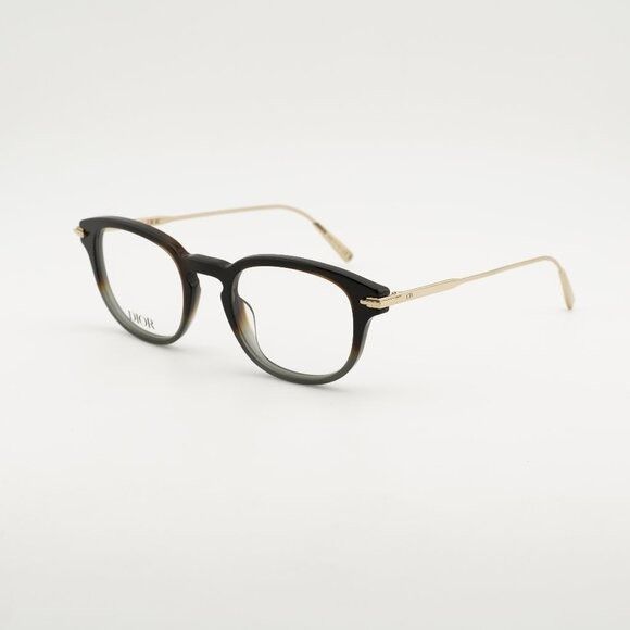 Dior Dior DIORBLACKSUITO R2I 2200 Eyeglasses Havana/Gold 49mm Size ONE SIZE - 1 Thumbnail