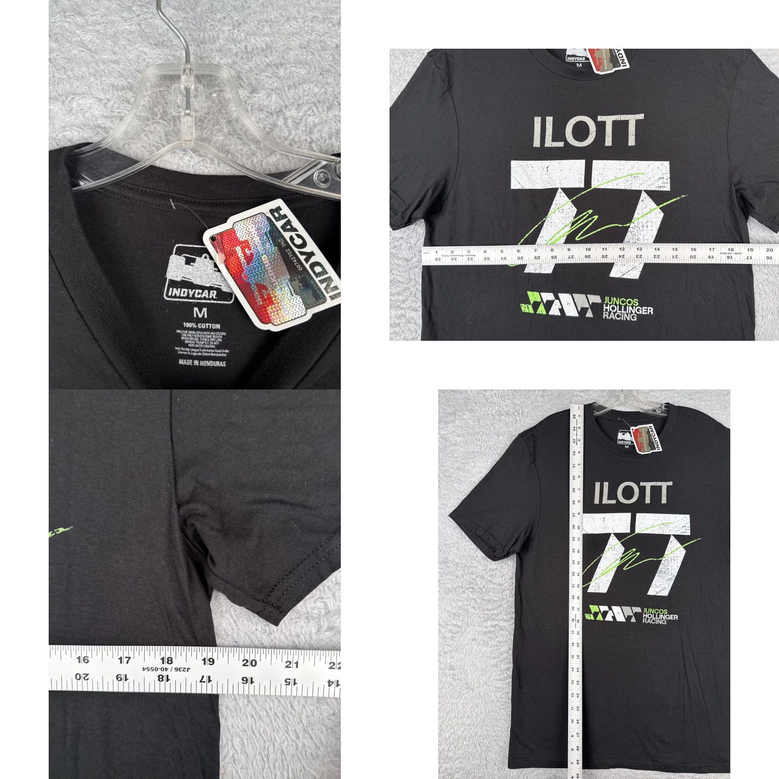 Vintage VINTAGE Legends Global Merchandise Indycar T-Shirt Men Medium Black Racing Cars 2020s Size US M / EU 48-50 / 2 - 8 Thumbnail