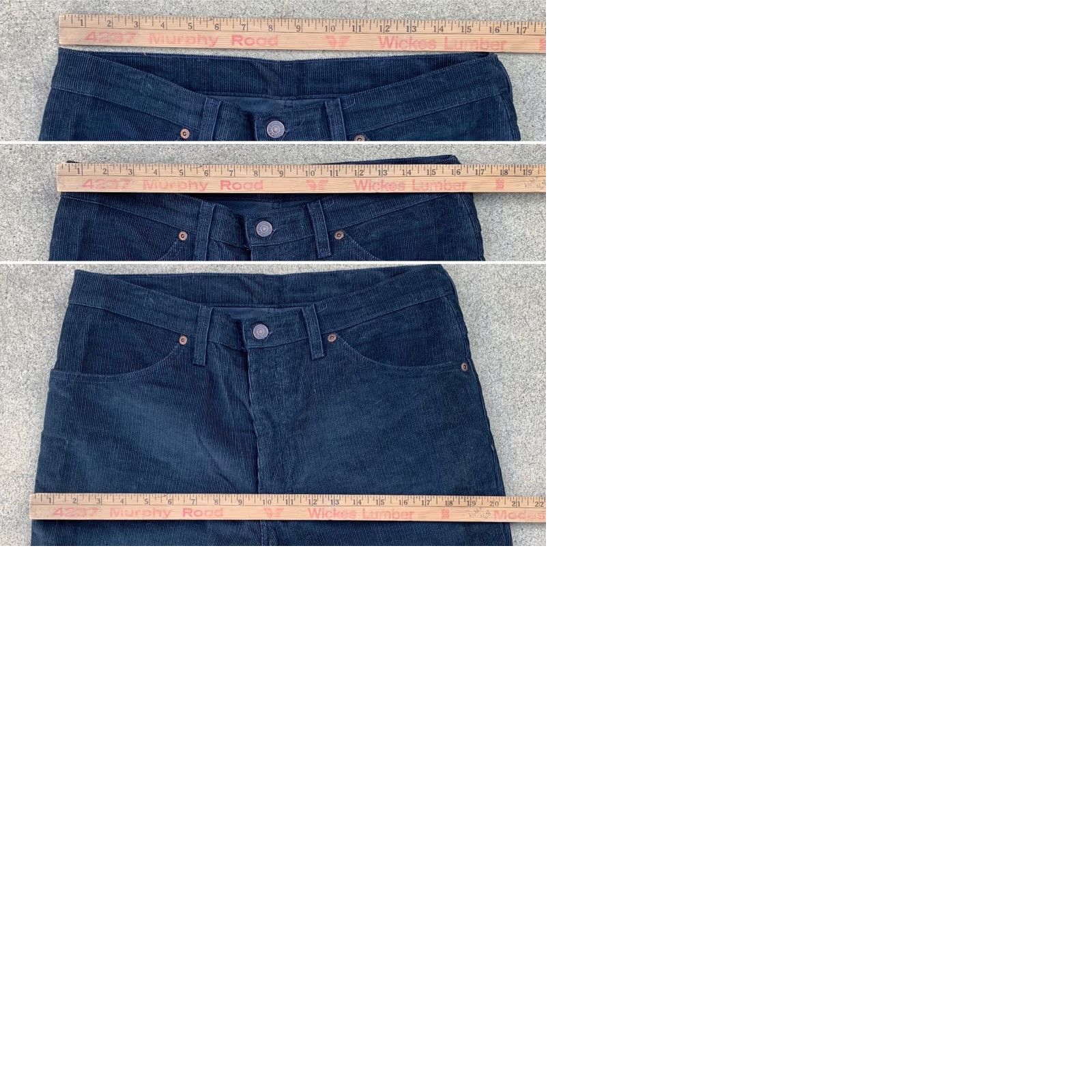 Vintage VINTAGE JC Penney Plain Pockets corduroy pants Men 34x30 Blue USA Waist 35in Solid 75% Cotton 25% Polyester Size US 34 / EU 50 - 9 Thumbnail