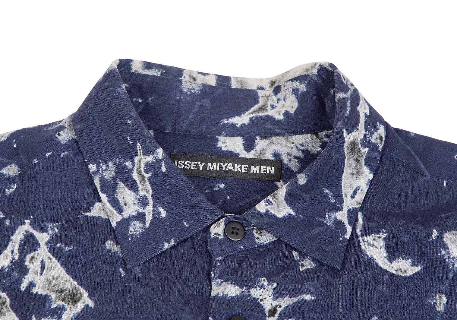 Issey Miyake Graphic Print Shirt in Navy Size 4 Size US XL / EU 56 / 4 - 3 Thumbnail