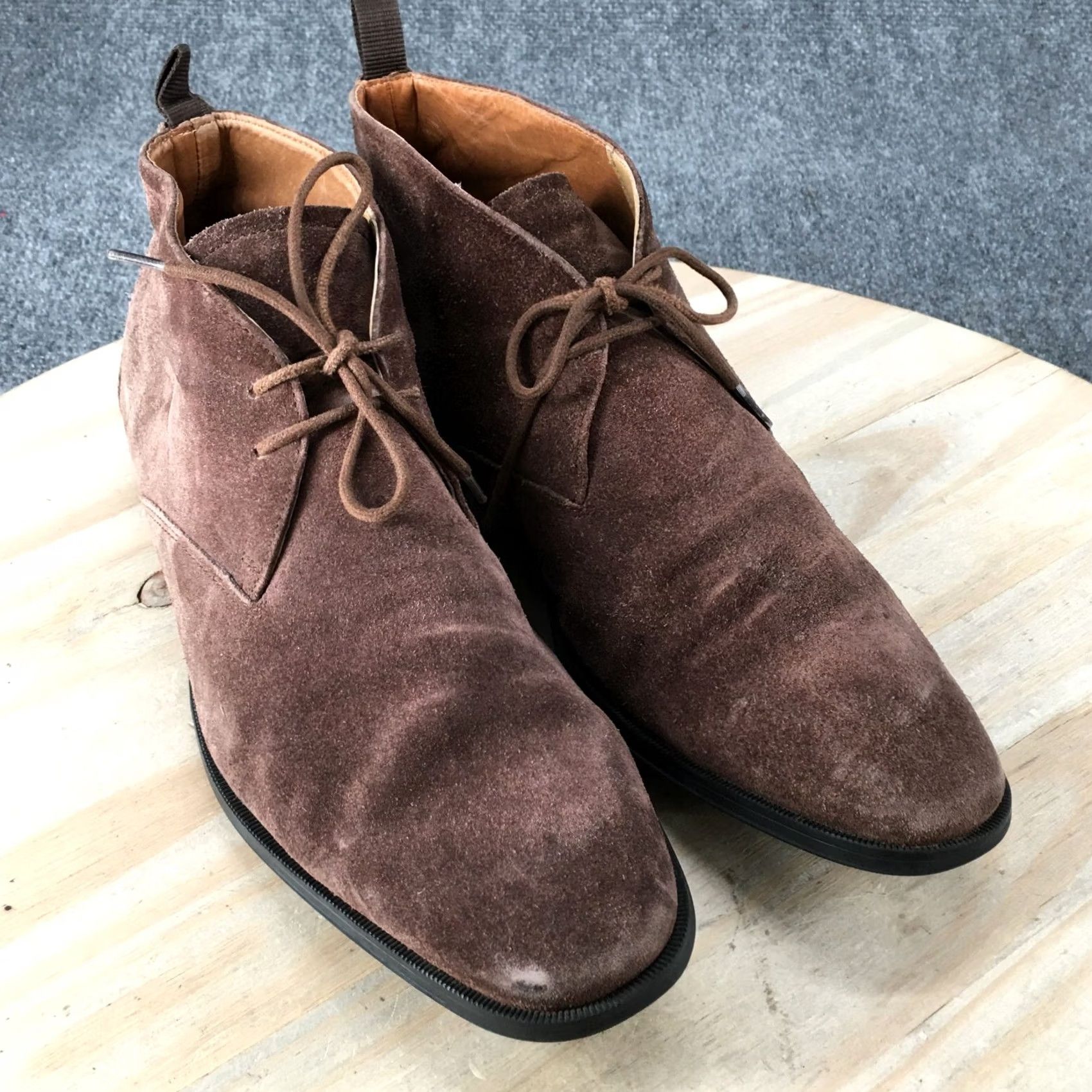 Clarks Clarks Artisan Boot Mens 11.5 M Chukka Casual Brown Suede Leather Ankle 15775 Size US 12 / EU 45 - 3 Thumbnail