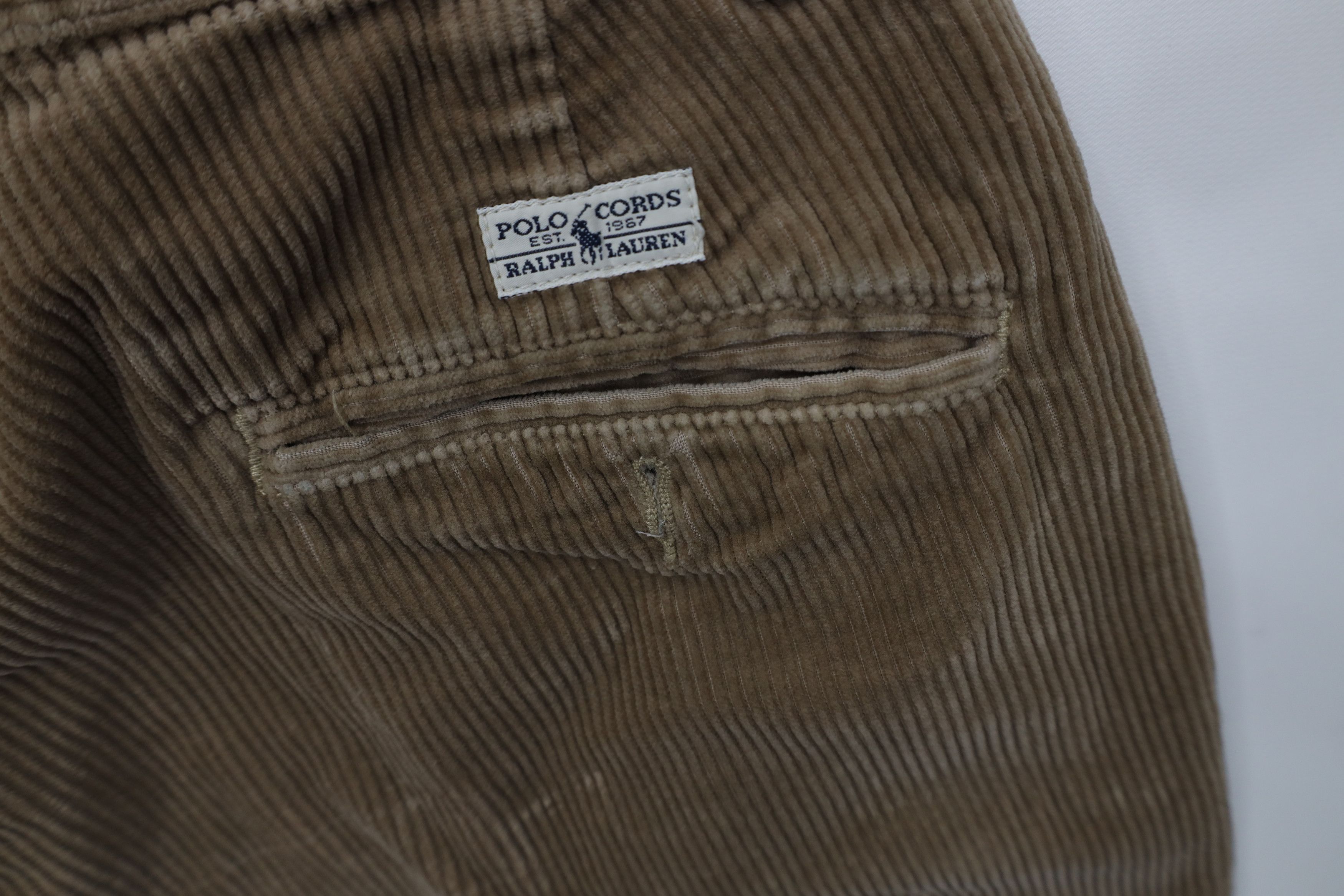 Ralph Lauren Vintage 90s Ralph Lauren Wide Leg Corduroy Chino Pants Size US 32 / EU 48 - 14 Thumbnail