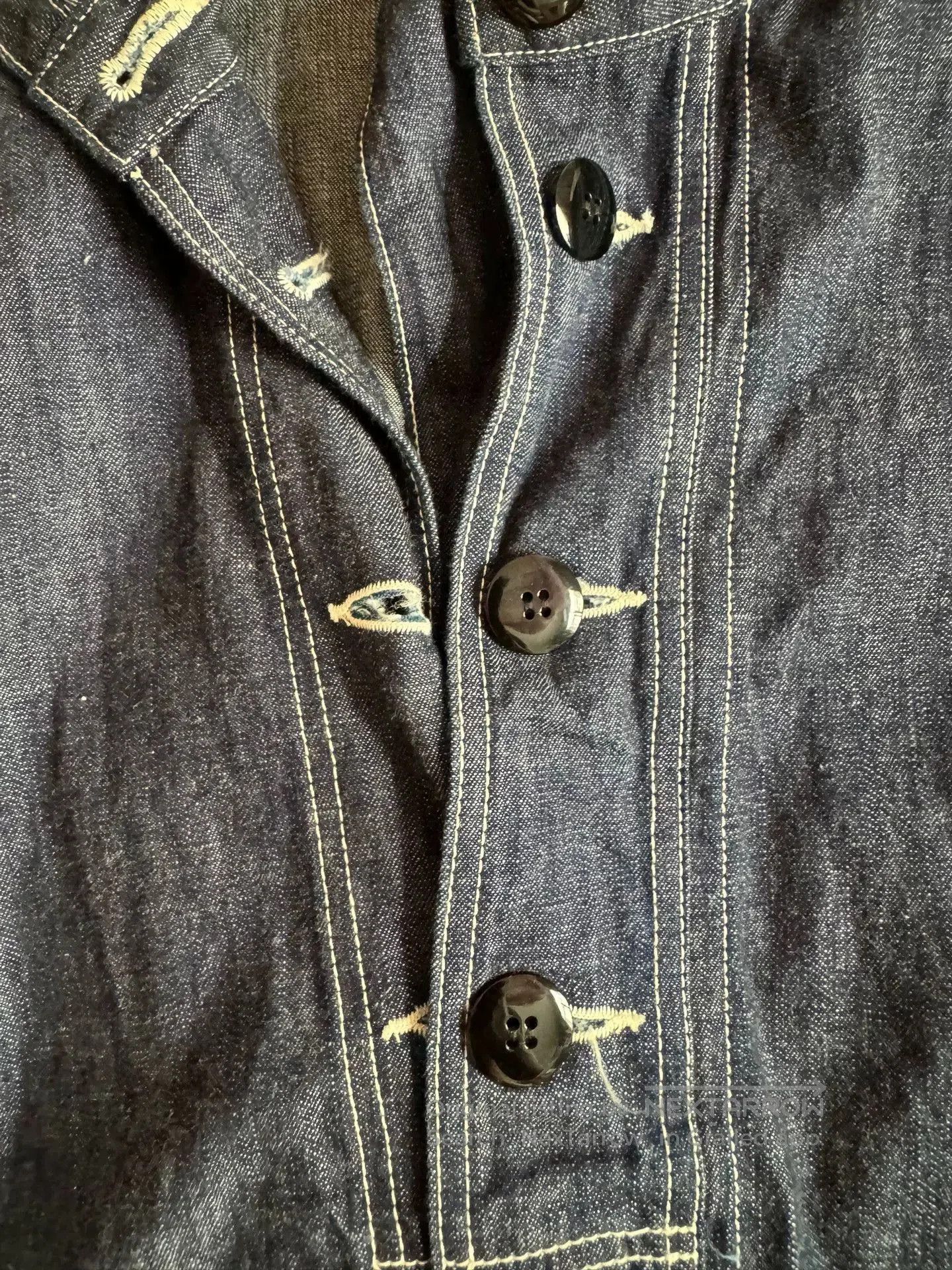 The Real McCoy's Real McCoy's USN Denim Deck Jacket. Size US M / EU 48-50 / 2 - 6 Thumbnail