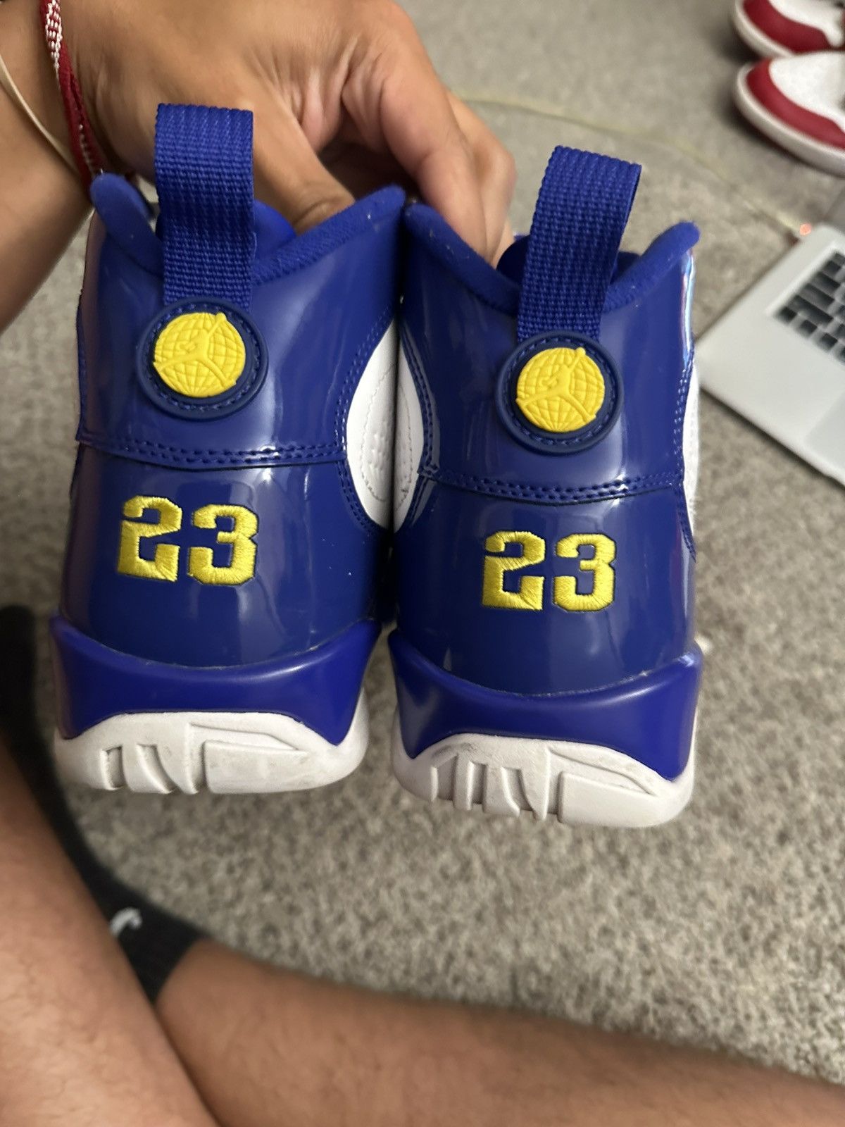Nike Air jordan 9 kobe bryant lakers purple playoff - size 10.5 Size US 10.5 / EU 43-44 - 4 Thumbnail