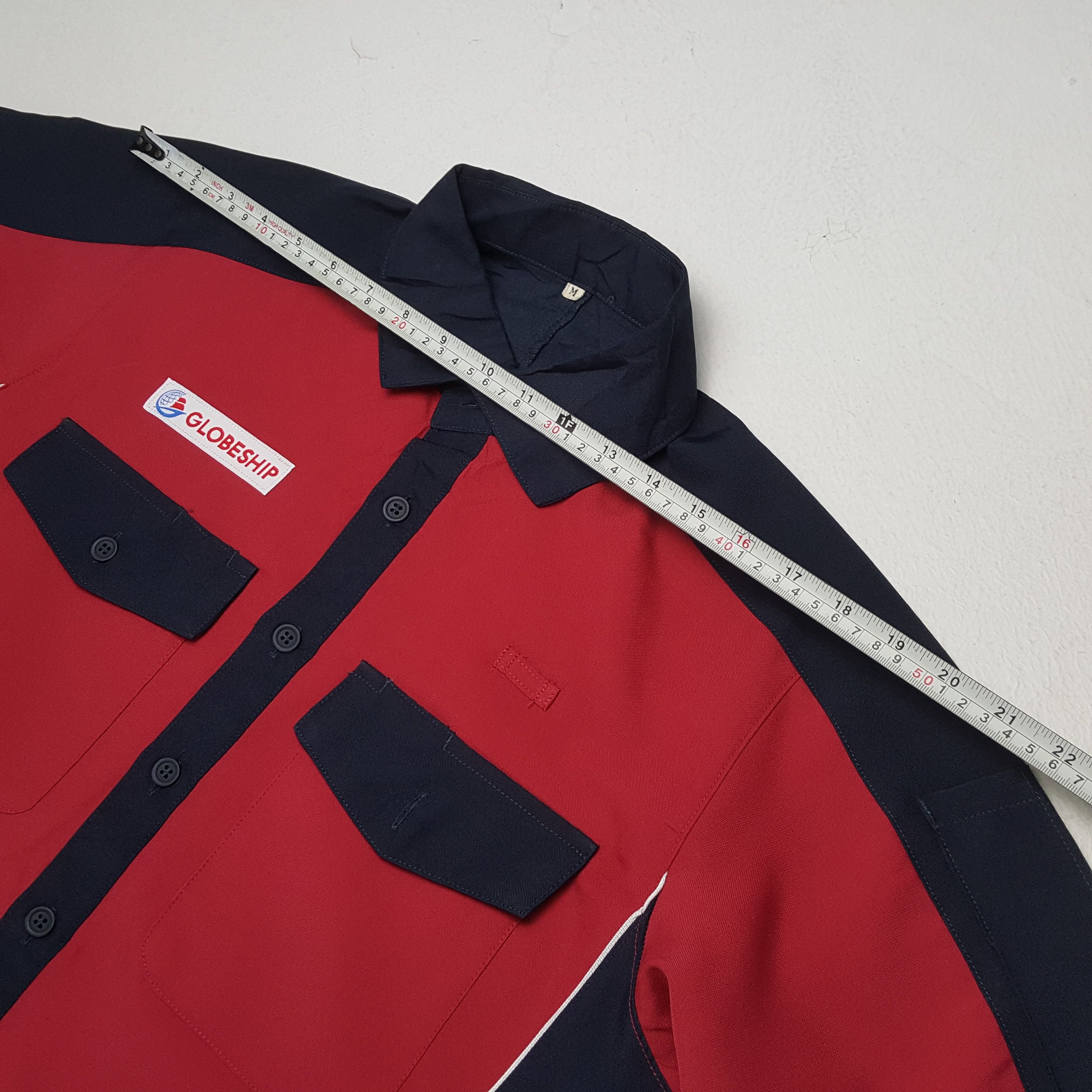 Japanese Brand × Vintage Vintage GLOBESHIP Japanese Workers Uniform Shirt Jacket Size US M / EU 48-50 / 2 - 5 Thumbnail
