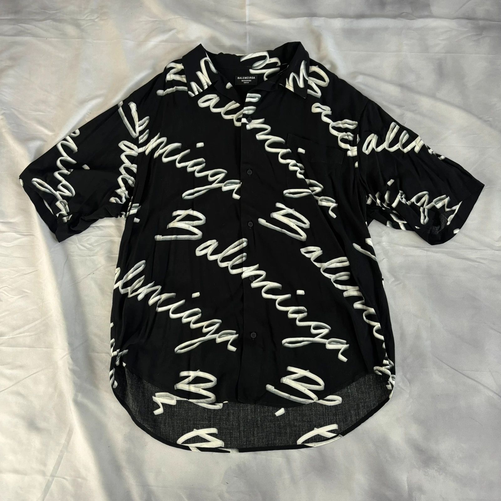 Balenciaga Balenciaga script logo shirt Size US M / EU 48-50 / 2 - 1 Thumbnail