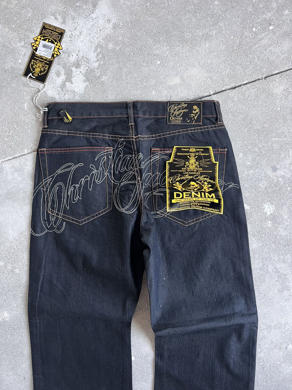 Christian Audigier New Christian Audigier Jeans Baggy Skate Fit Size US 36 / EU 52 - 8 Thumbnail