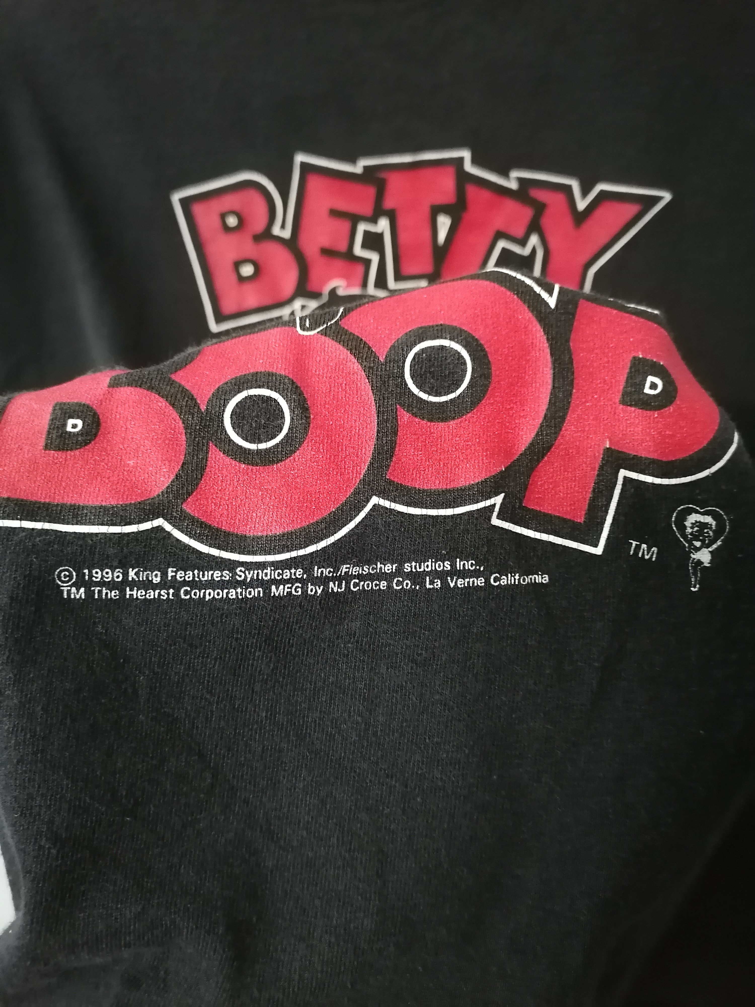 Cartoon Network × Vintage Vintage 90s Betty Boop Mirror T-shirt Size US M / EU 48-50 / 2 - 3 Thumbnail