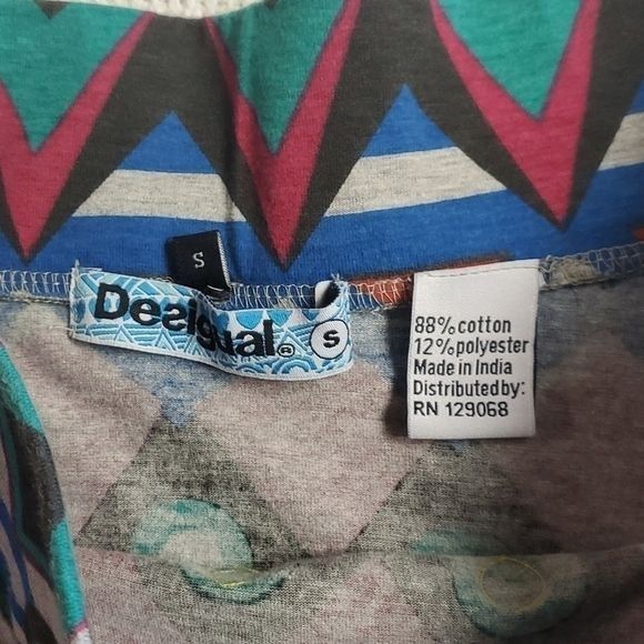 Desigual Desigual Colorful, Embroidered & Embellished Sz. S 2" Banded Size 28" / US 6 / IT 42 - 5 Thumbnail