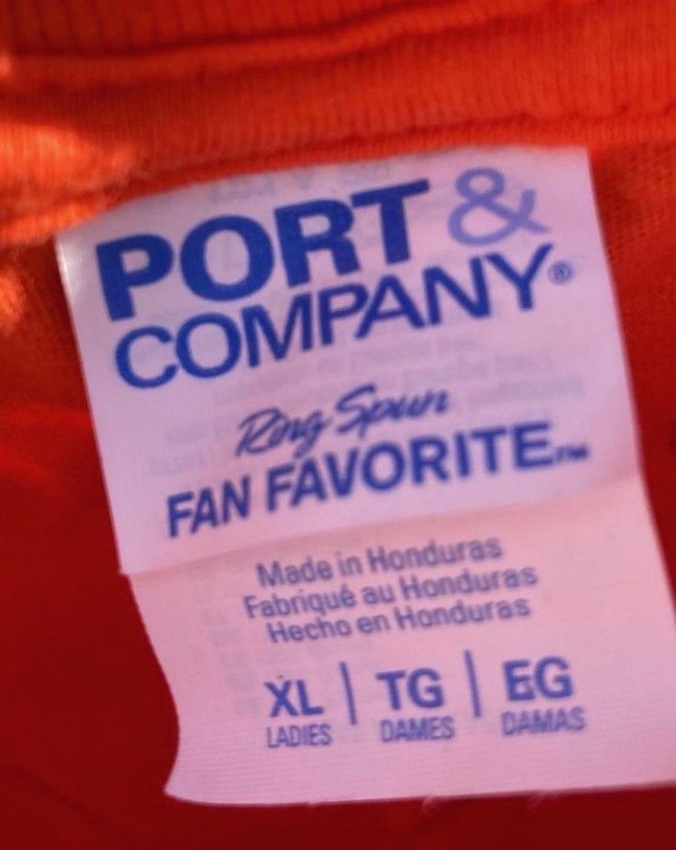 Port Authority Y2K County Jail Inmate 45589 Orange Tee M Size US XL / EU 56 / 4 - 6 Thumbnail