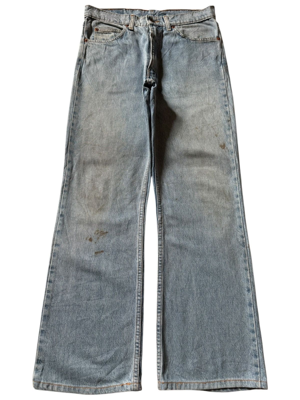 Levi's Vintage 90s Levis 617 Orange Tab Mud Wash Flare Jeans Size US 30 / EU 46 - 1 Thumbnail