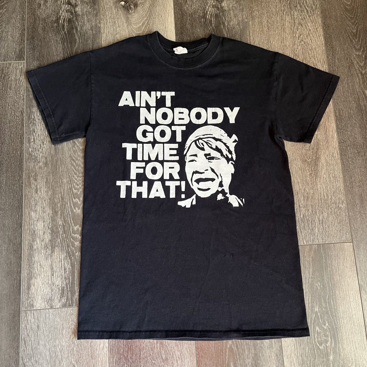 Vintage Vintage 2000s Ain’t Nobody Got Time for That Meme Humor Tee Size US S / EU 44-46 / 1 - 1 Thumbnail