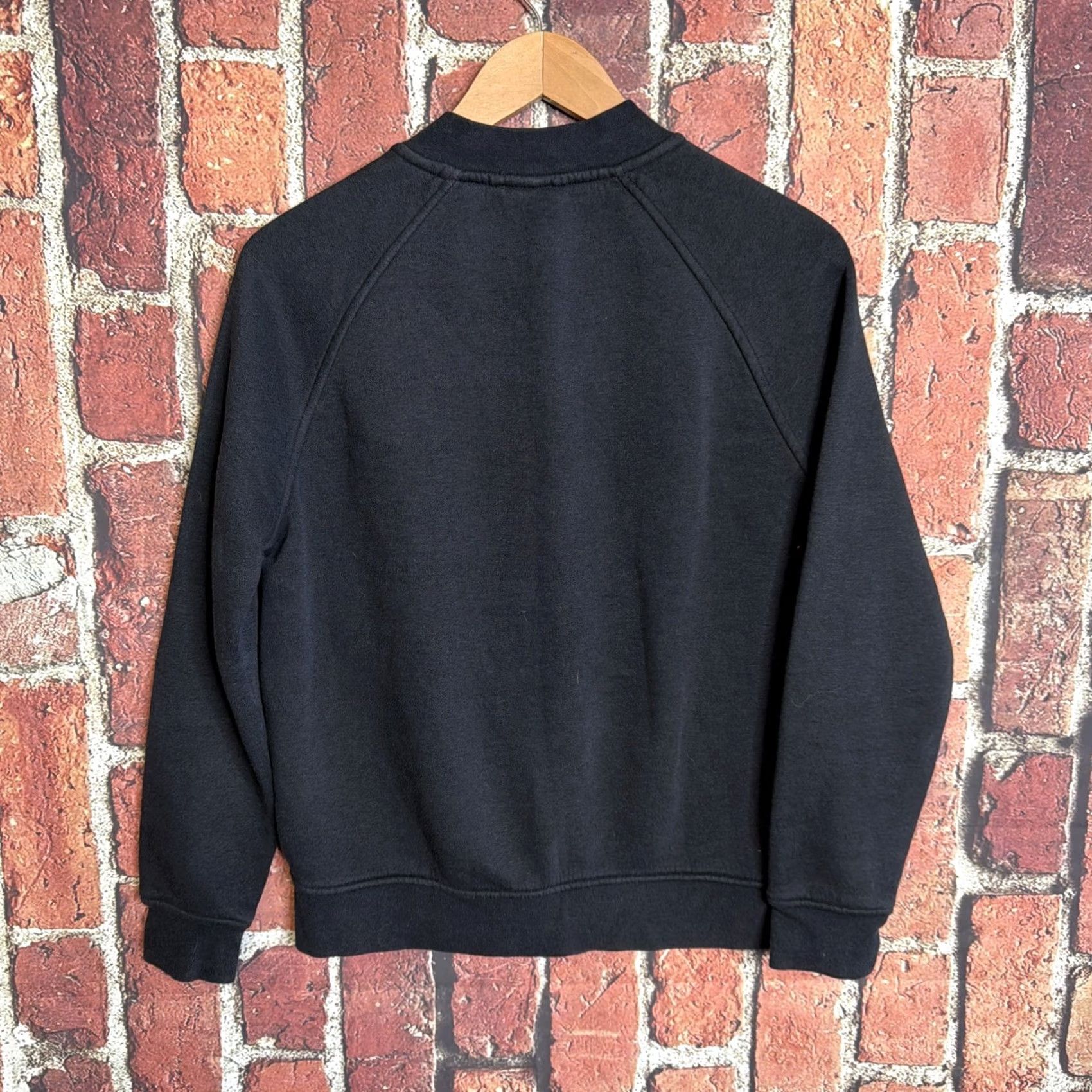 Nike NIKE JACKET Women’s S Sweatshirt Rally VARSITY Snap Button BLACK Size S / US 4 / IT 40 - 3 Thumbnail