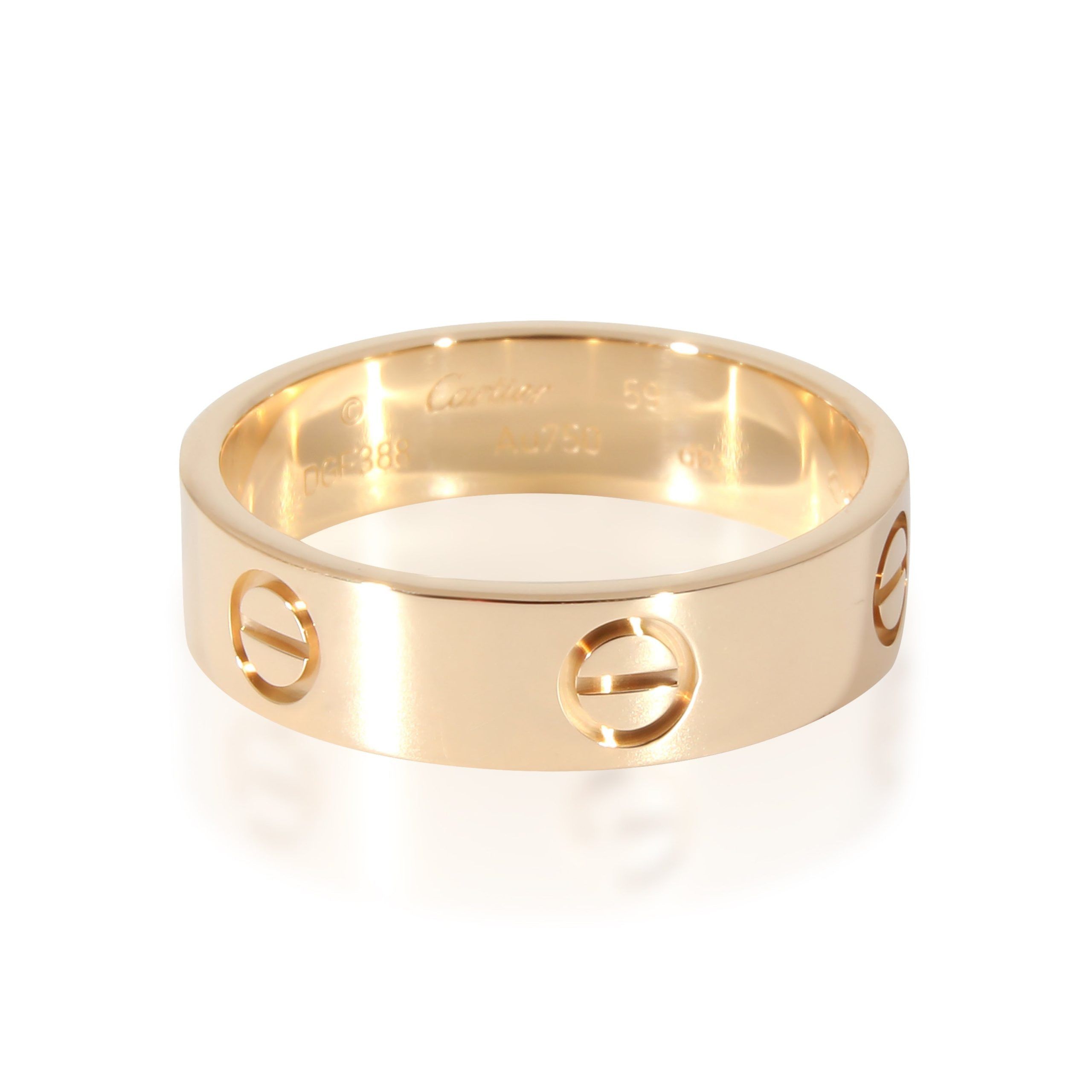 image of Cartier Love Ring In 18K Yellow Gold, Women's