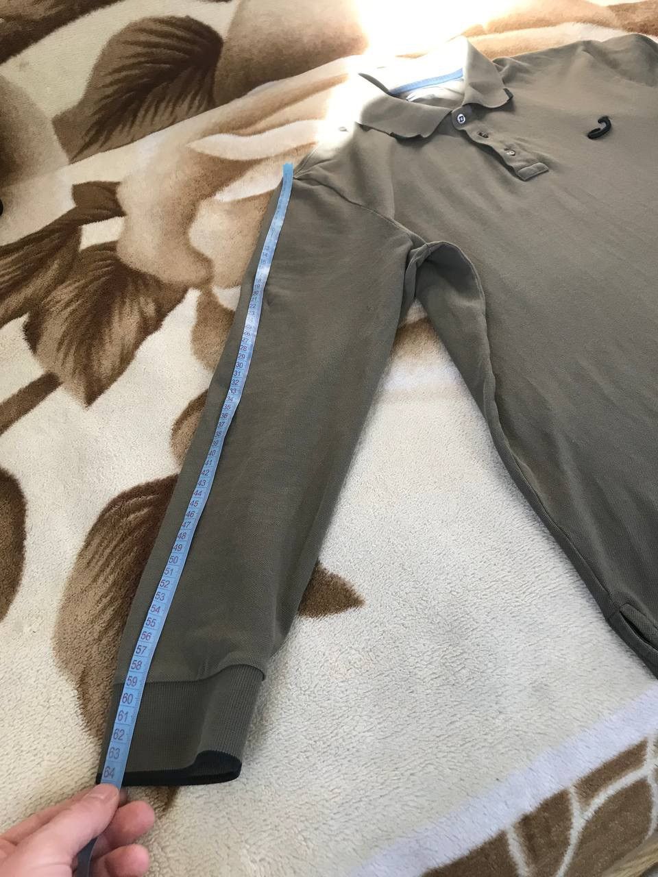 Jacob Cohen 🔥 Jacob Cohen Slim Fit Long Sleeve Polo Shirt Olive Green Size US XL / EU 56 / 4 - 11 Thumbnail
