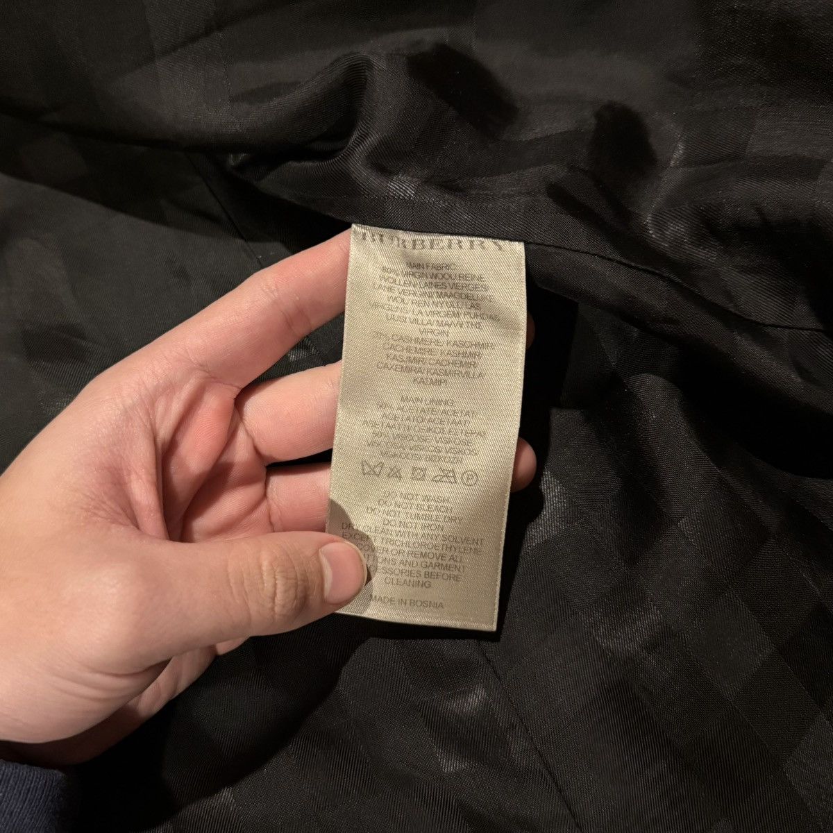 Burberry Burberry London Wool Cashmere Blend Coat Black Size US S / EU 44-46 / 1 - 9 Thumbnail