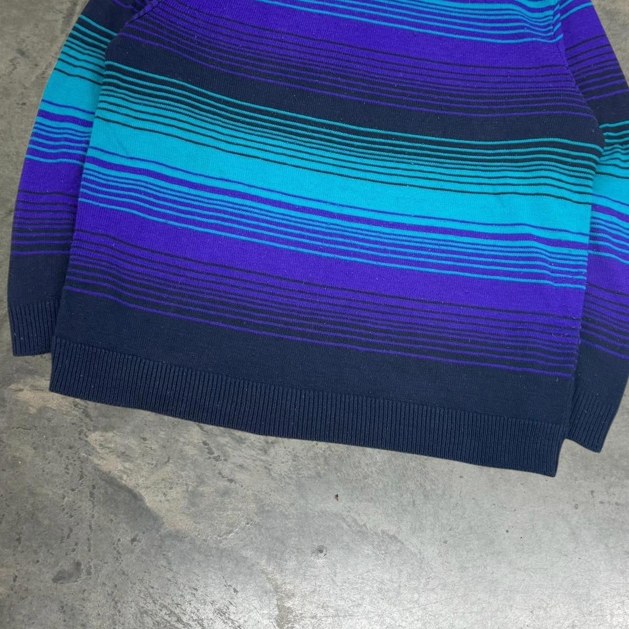 Vintage Vintage 80s Alfred Dunner Striped Sweater Size US L / EU 52-54 / 3 - 3 Thumbnail