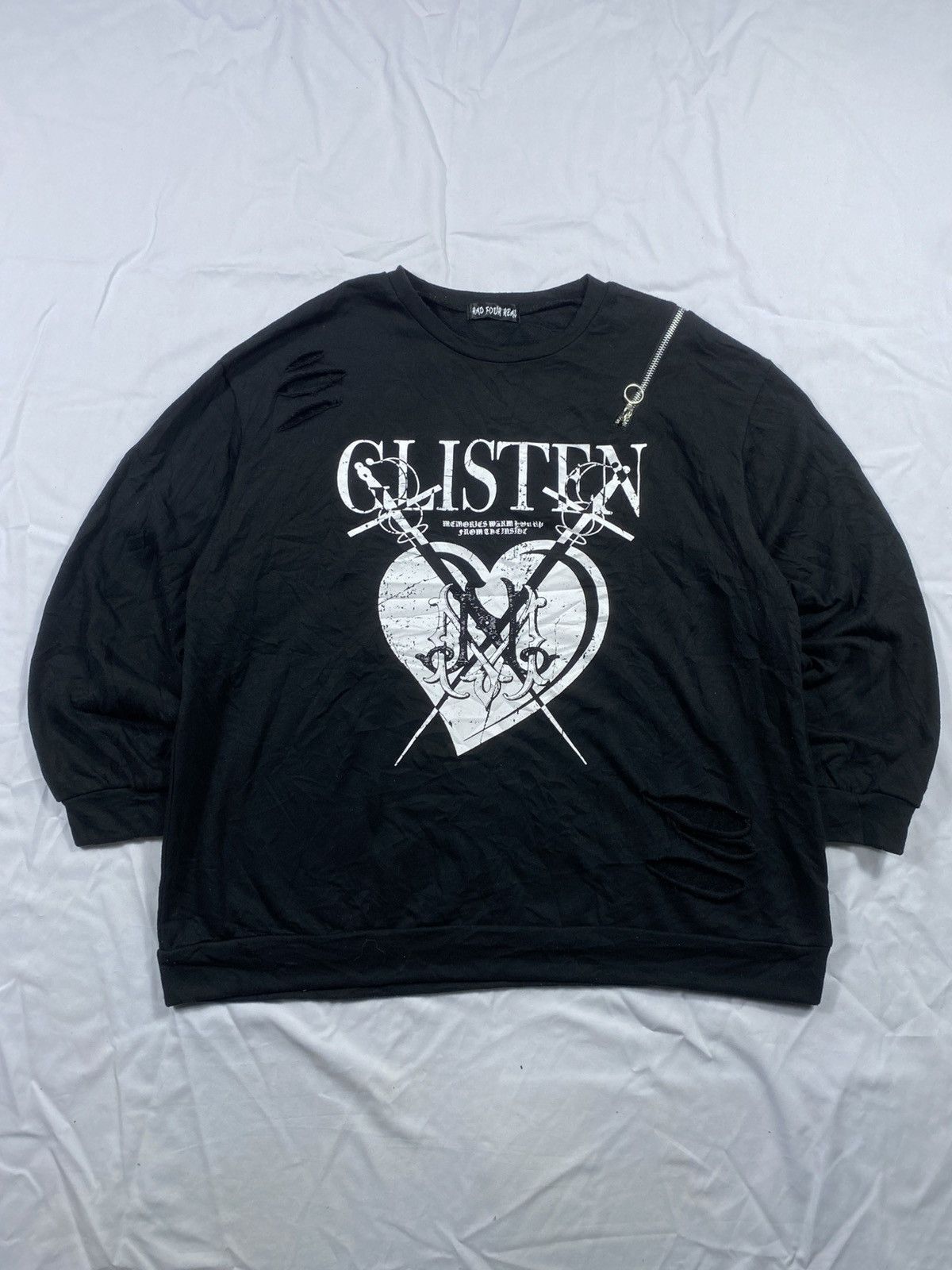 14th Addiction Distressed Cross Clisten ifsix lgb hysteric style Size US L / EU 52-54 / 3 - 1 Thumbnail