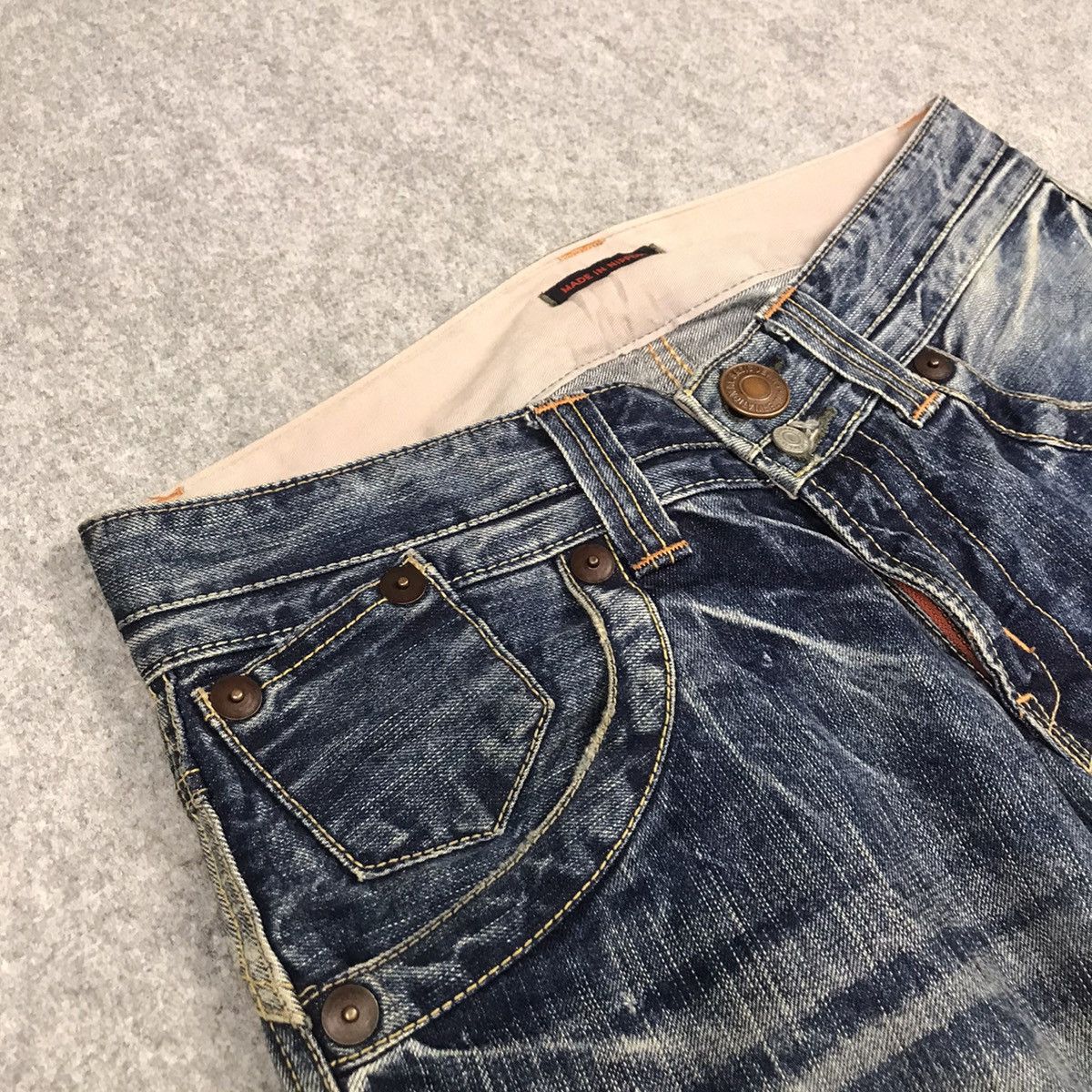 Japanese Brand FLARE DENIM BLUE WAY JAPANESE BOOTCUT DENIM PANTS 136 Size US 30 / EU 46 - 7 Thumbnail