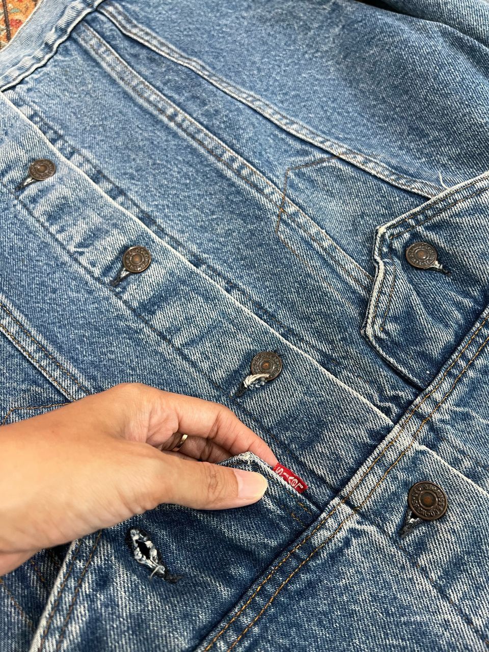 Levi's Levis 1970’s type3 Trucker Jacket Top Button 52 Size US M / EU 48-50 / 2 - 13 Thumbnail