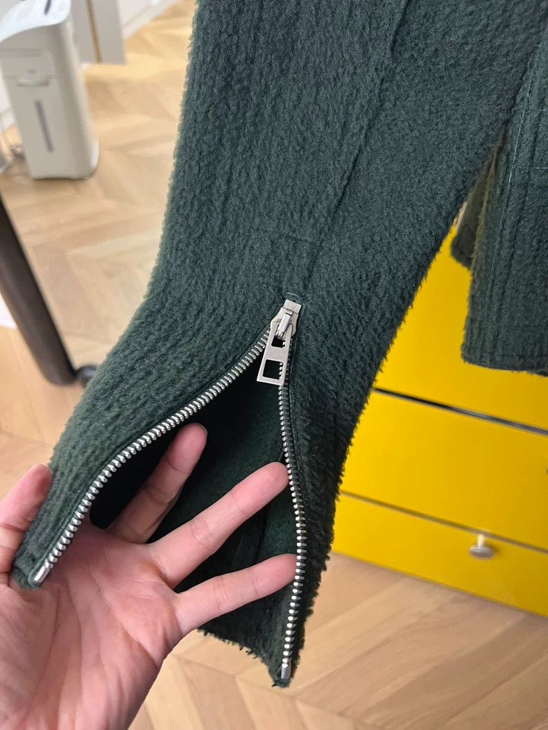 Loewe Loewe size S Green lamb wool motorcycle coat Size US S / EU 44-46 / 1 - 4 Thumbnail