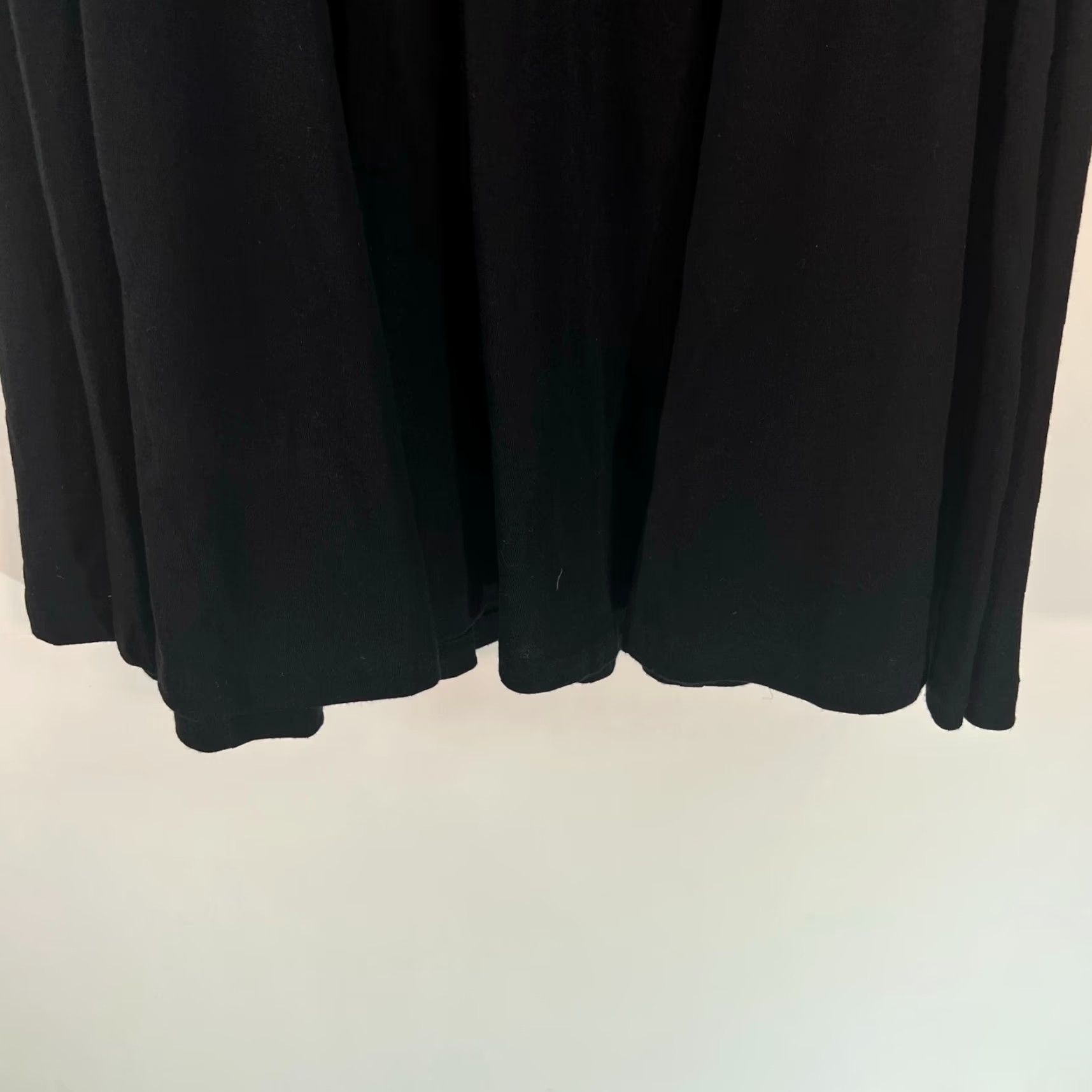 Vintage VINTAGE EXPO Skirt Women Regular Size 8 Black Pleated Knee Length 32 in Wool Blend Fall/ Spring/ Summer/ Winter Mens/Womens Size 30" / US 8 / IT 44 - 4 Thumbnail