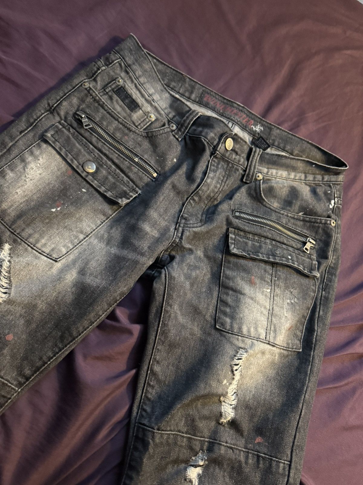 Winchester Winchester jeans mens 34 black and red Size US 34 / EU 50 - 4 Thumbnail