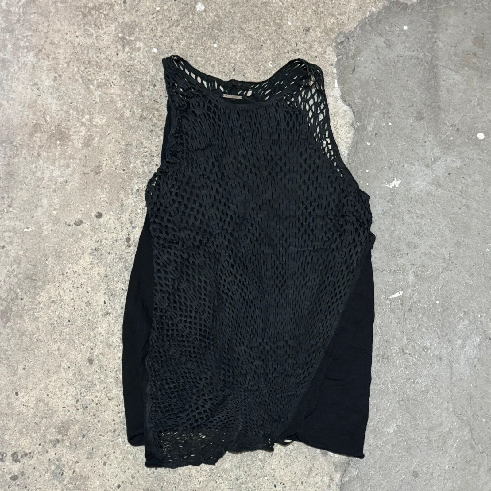 Other Monarc 1 leather cotton jersey top Size S / US 4 / IT 40 - 2 Thumbnail