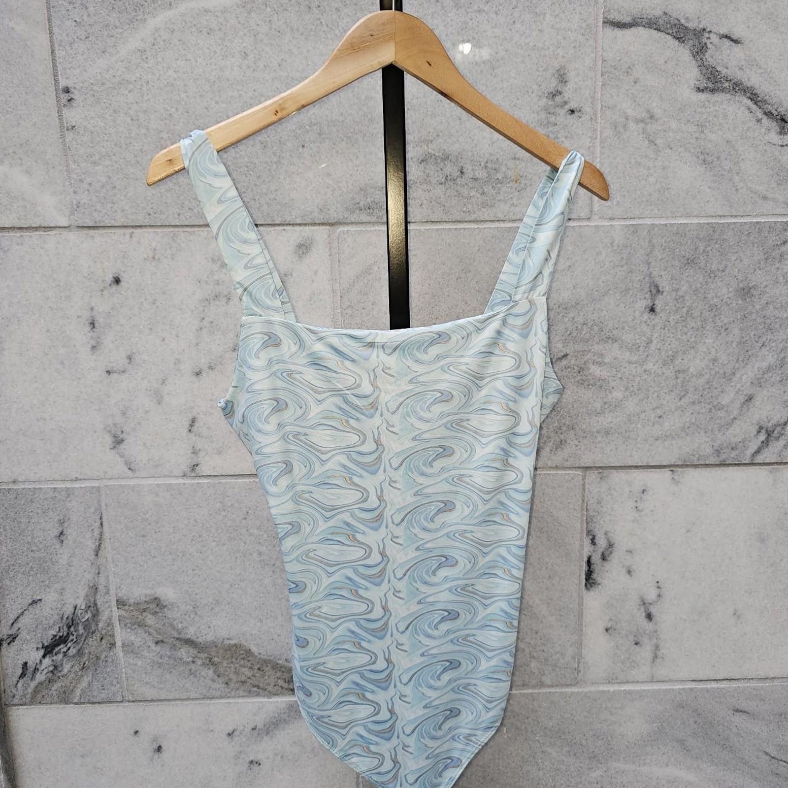Other Women's Blue Boho Vibe Bodysuit Size ONE SIZE - 1 Thumbnail