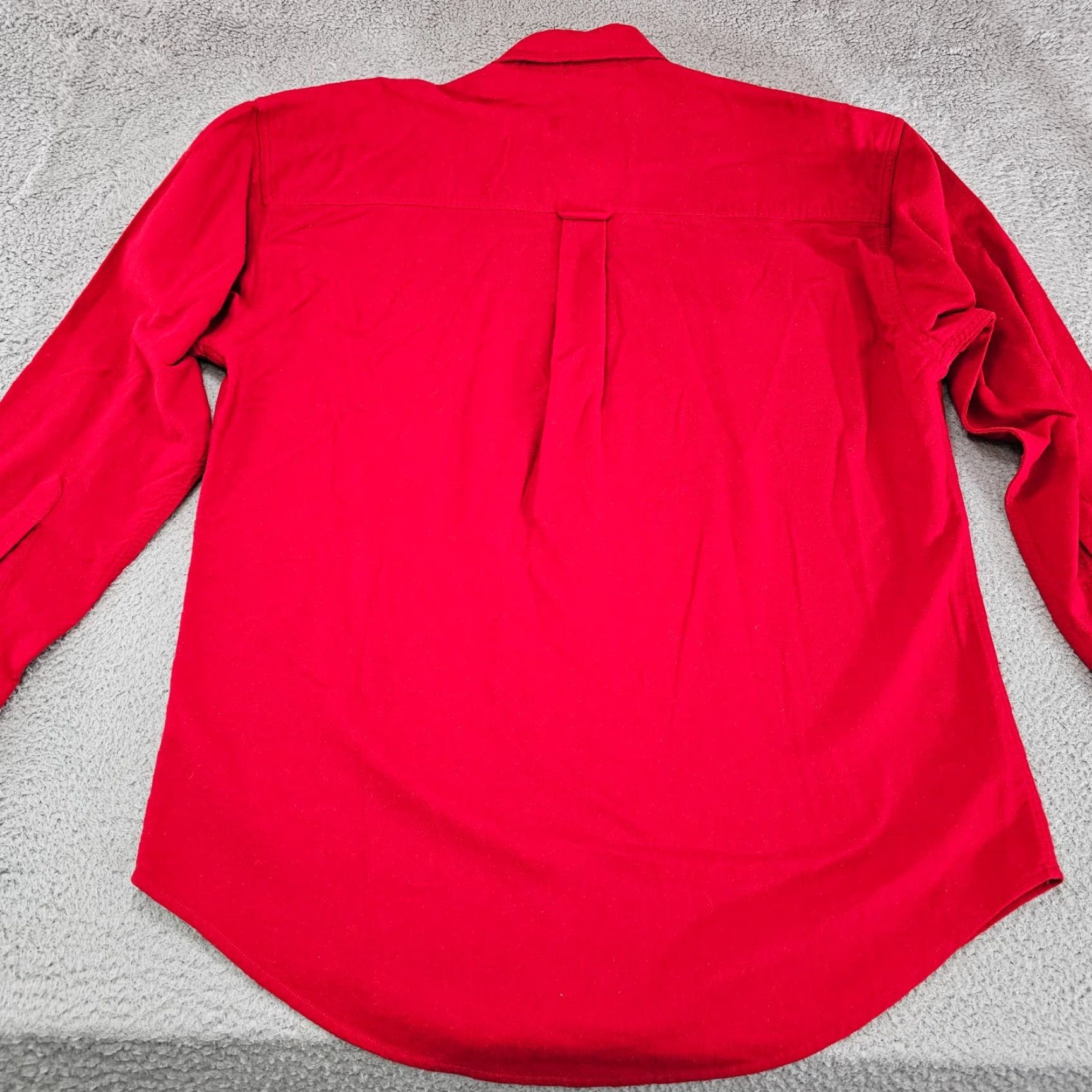 Ralph Lauren VINTAGE Chaps Ralph Lauren Shirt Mens L Red Flannel Cotton RL Heavy Knit Size US L / EU 52-54 / 3 - 7 Thumbnail