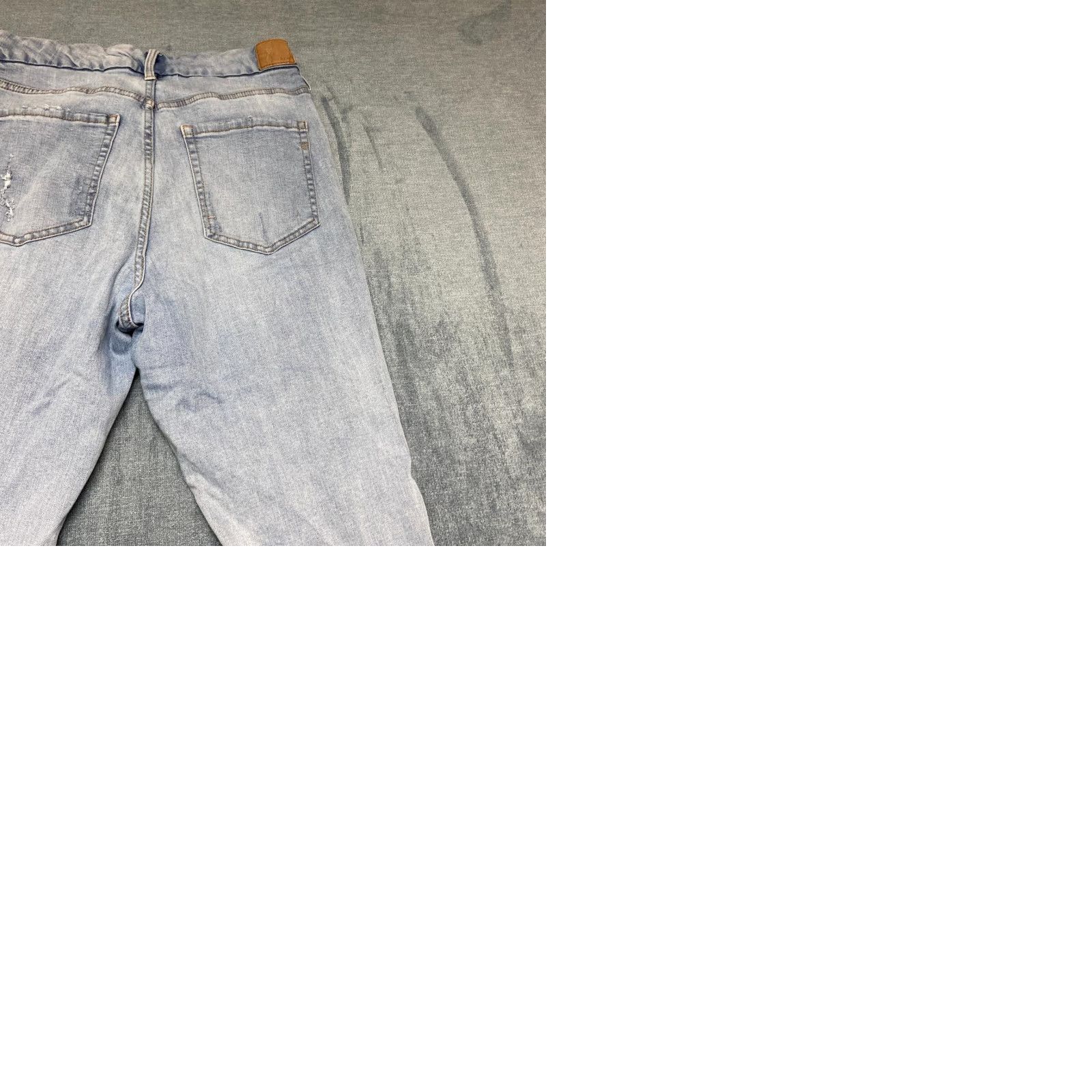Aeropostale Aeropostale Curvy Jegging Jeans Womens 14 Blue Distressed Frayed Hem High Rise Size 36" / US 14 / IT 50 - 10 Thumbnail
