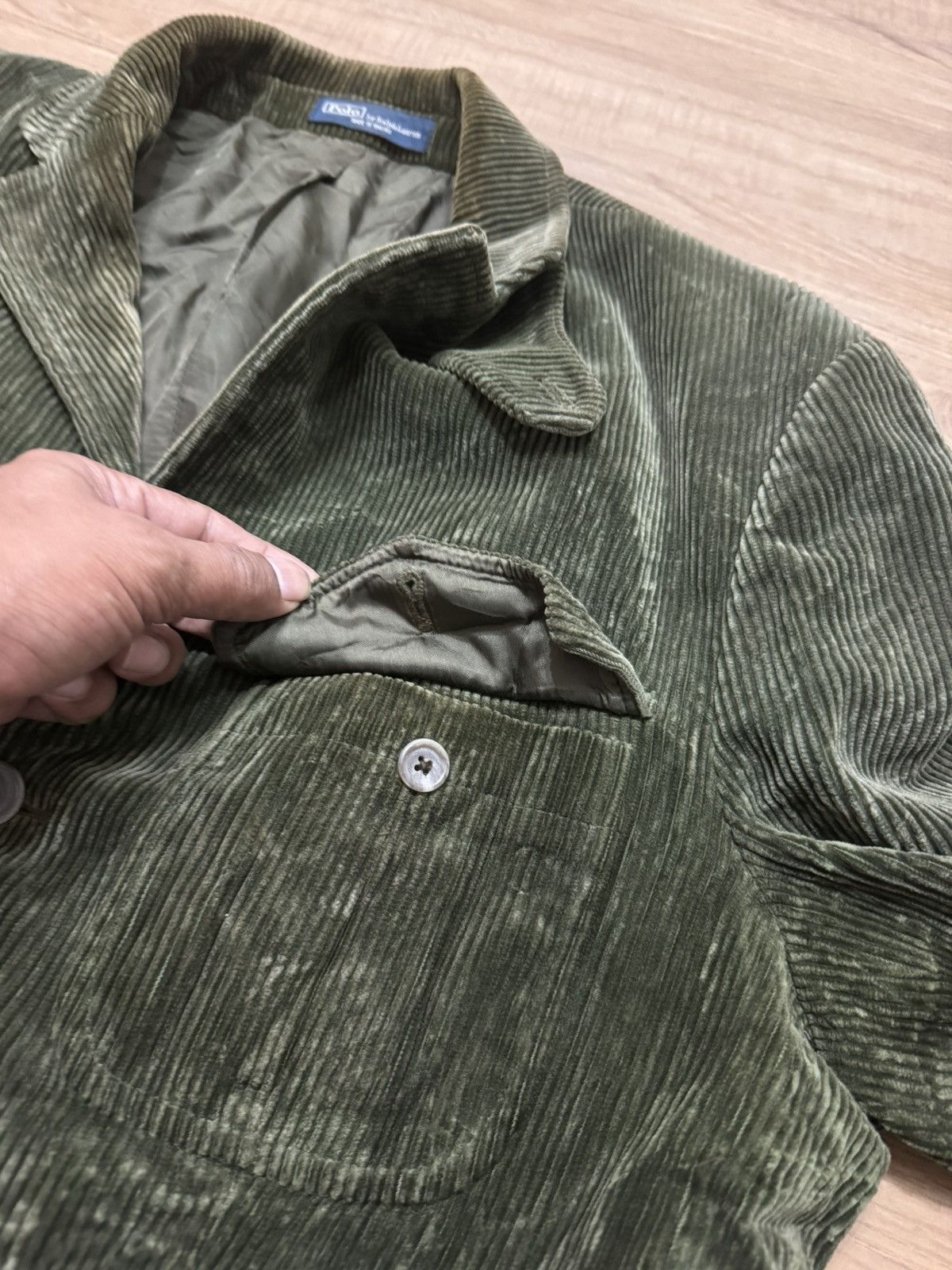 Vintage Vintage Polo Ralph Lauren Corduroy Jacket Size US M / EU 48-50 / 2 - 3 Thumbnail