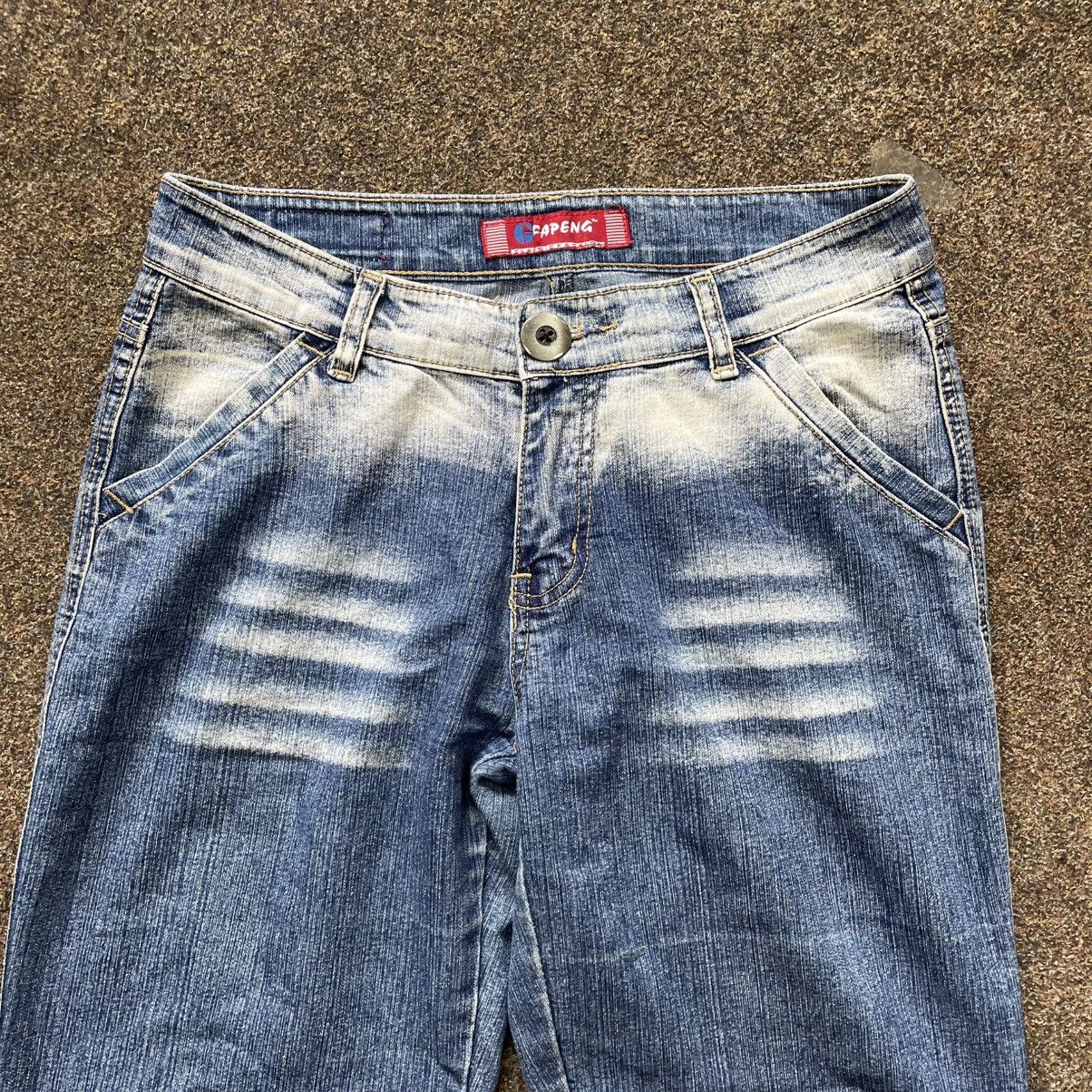 Vintage Vintage 90s Faded Flare Jeans Wide Leg Y2K Streetwear 28 Size 28" / US 6 / IT 42 - 5 Thumbnail