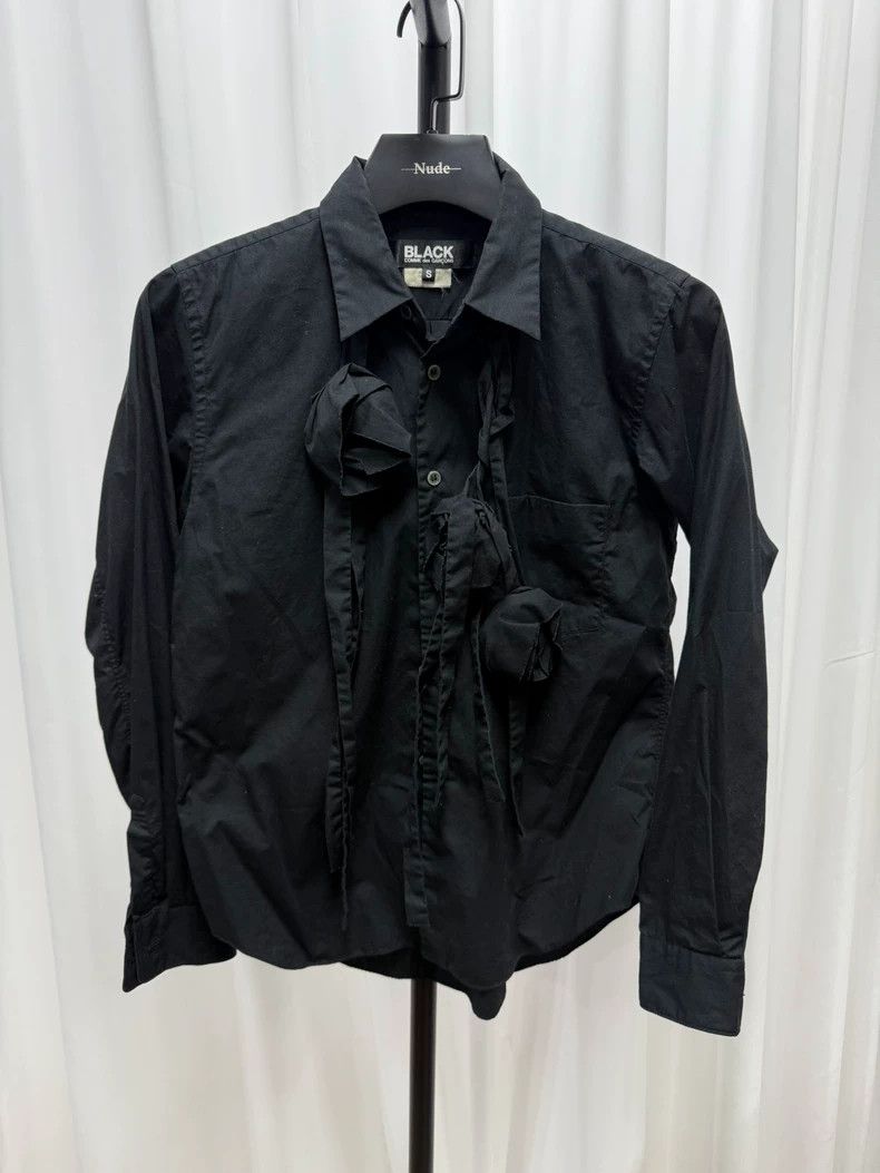 Comme des Garcons Comme des Garcons Black Rose Shirt 16SS Size US L / EU 52-54 / 3 - 1 Thumbnail