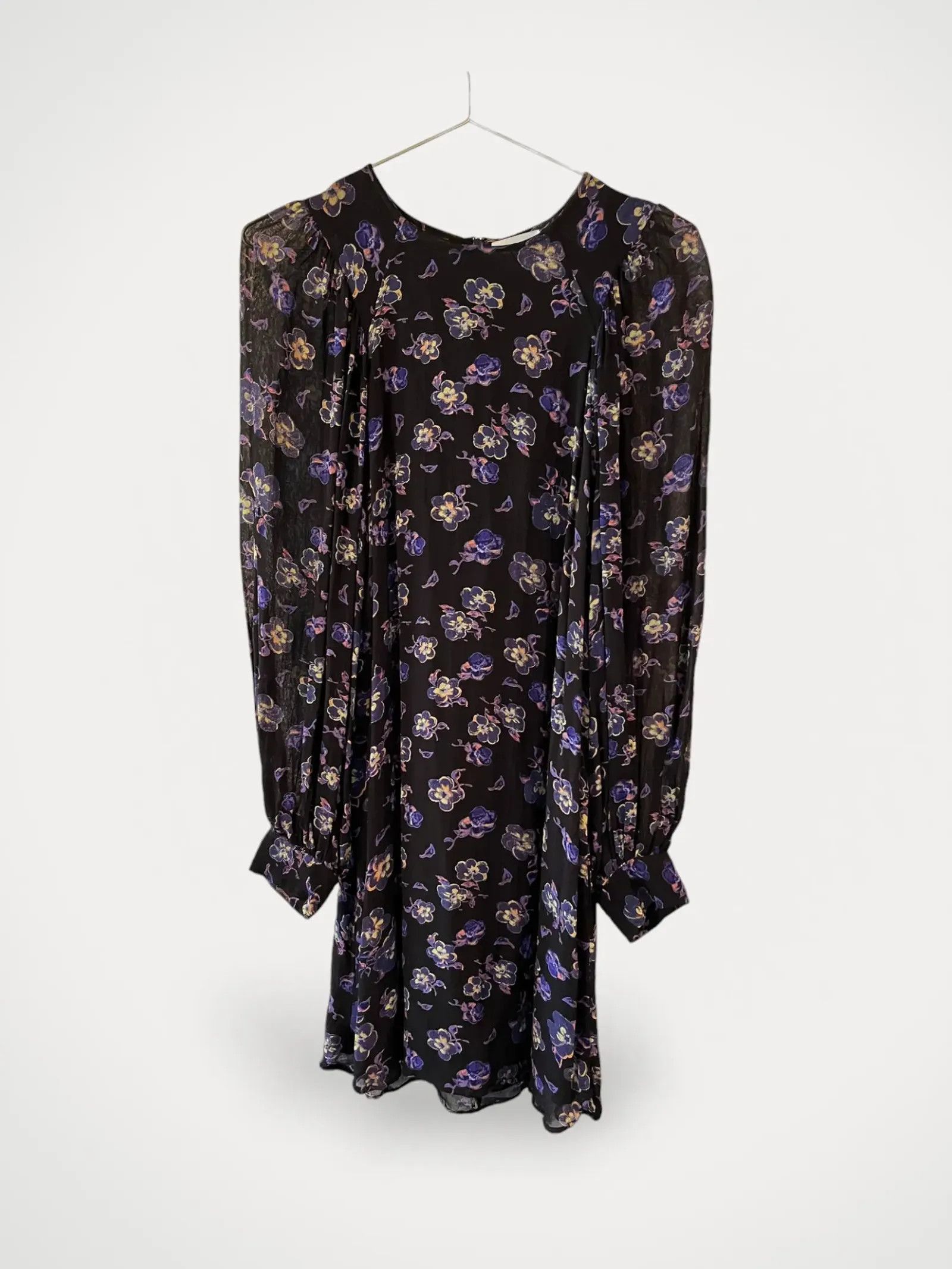 Ganni Ganni GANNI Georgette Floral Print Mini Dress Dress | Grailed
