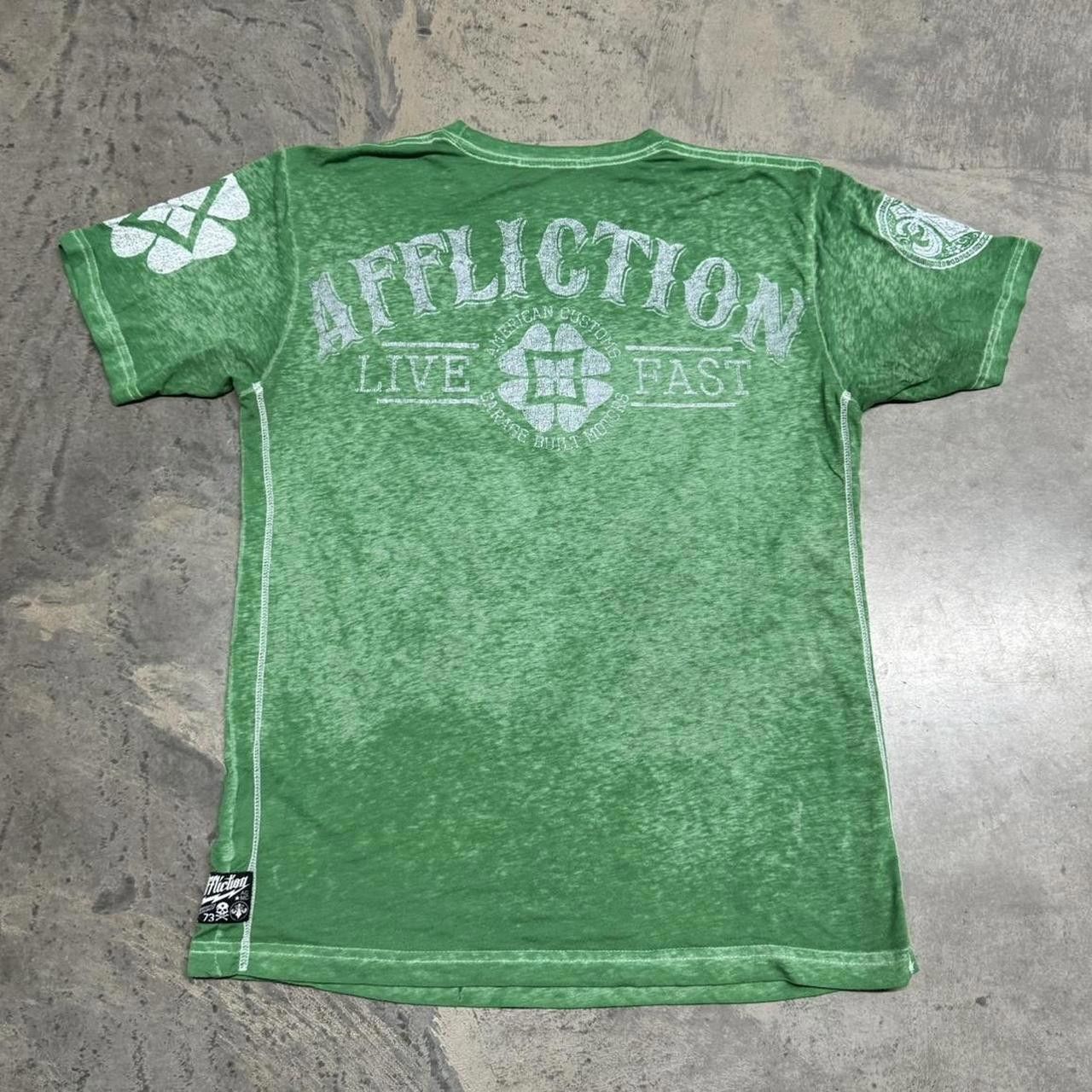 Affliction Vintage Y2K Affliction Celtic Skull T Shirt Size US M / EU 48-50 / 2 - 5 Thumbnail