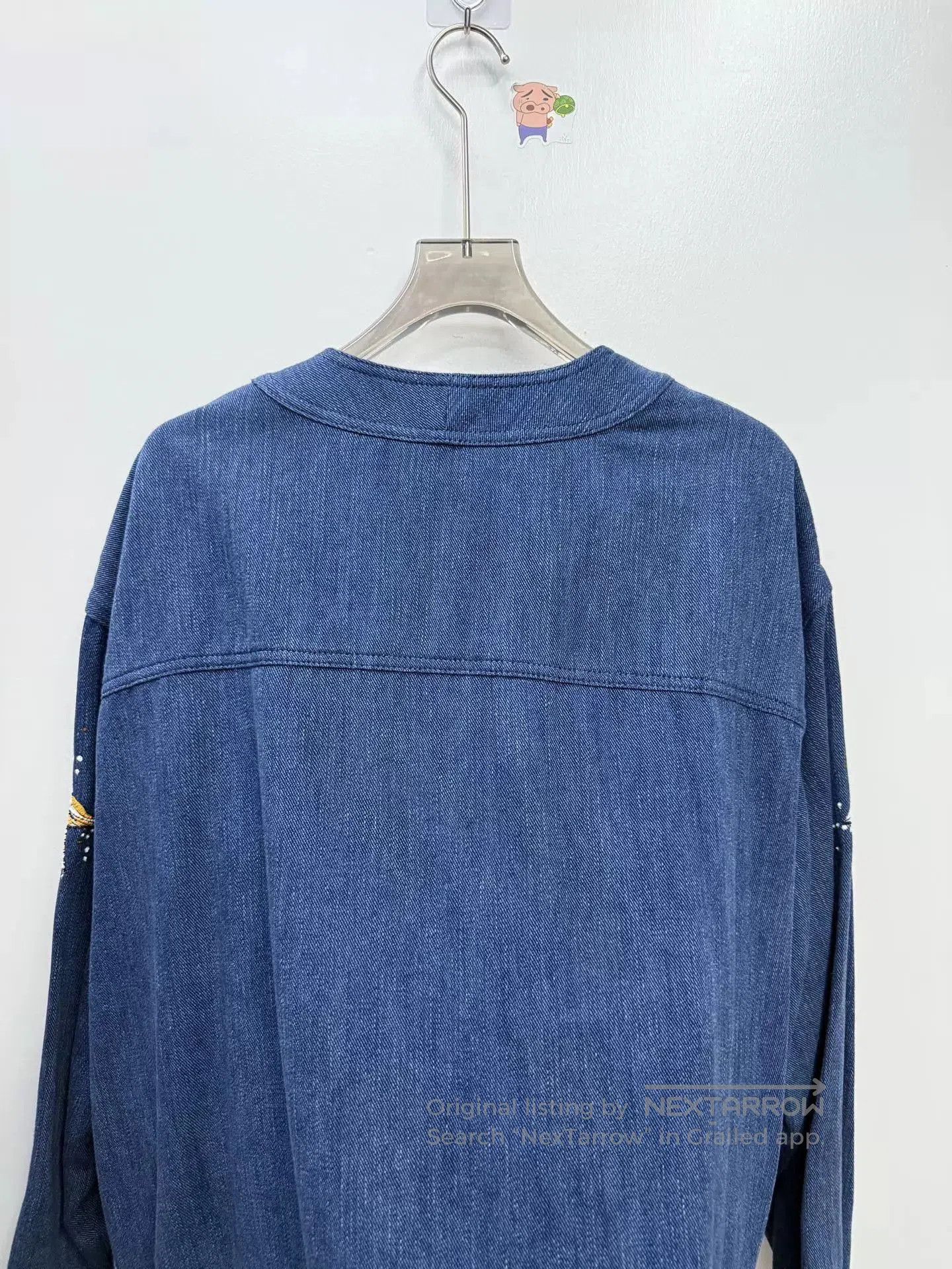 Valentino Blue Embroidered Tie-Front Light Jacket. Size US M / EU 48-50 / 2 - 5 Thumbnail