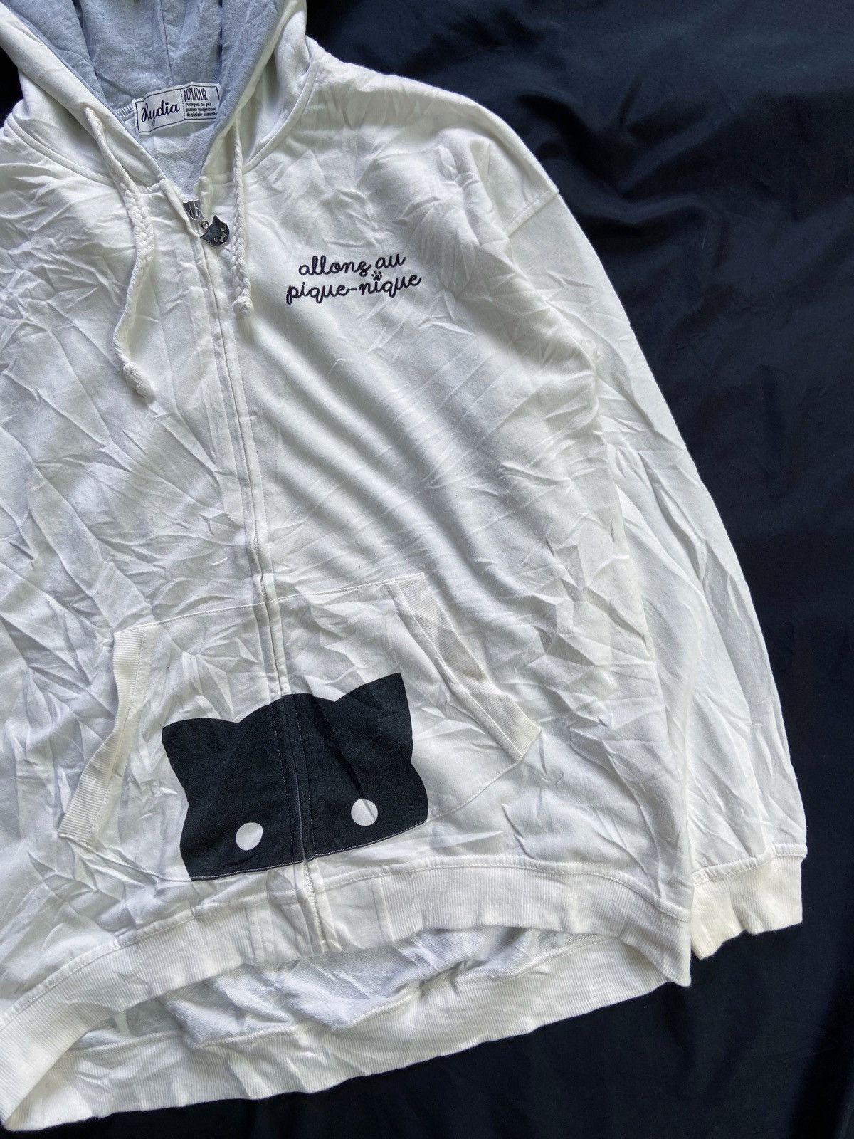 20471120 RYDIA BONJOUR ZIP HOODIE Size US M / EU 48-50 / 2 - 3 Thumbnail