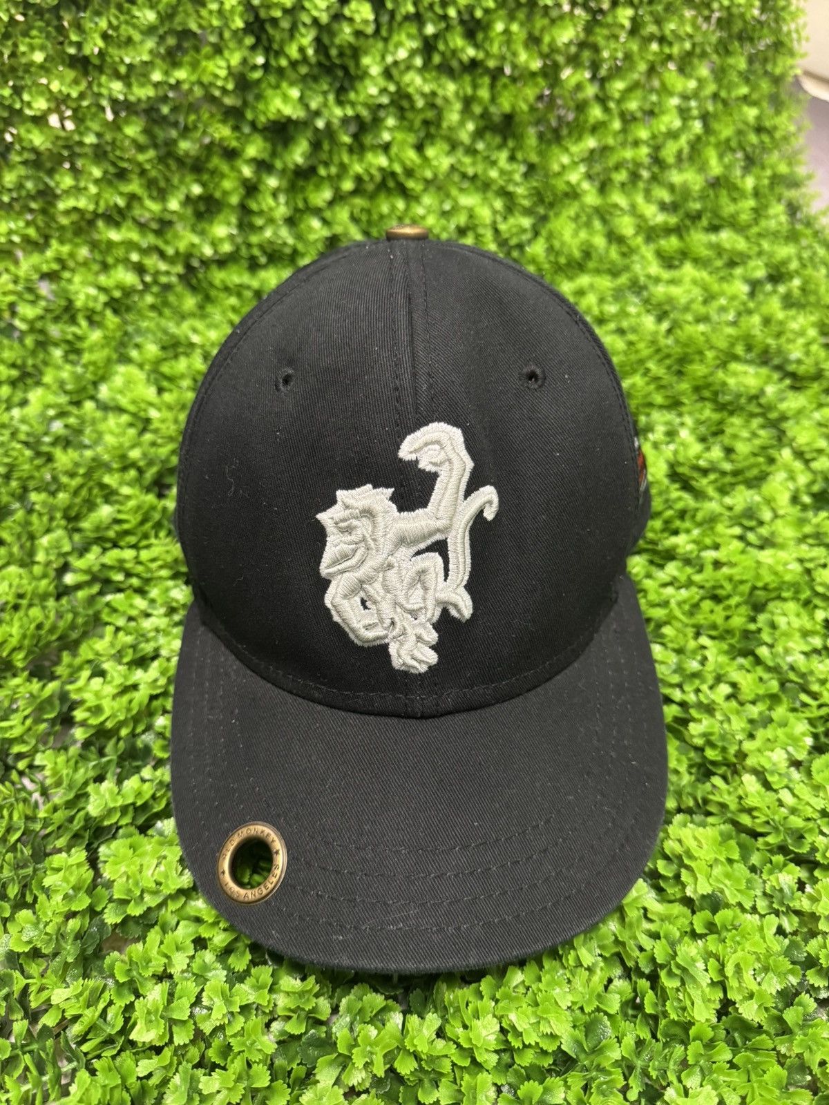 Japanese Brand Rare Vintage Cap Red Monkey Los Angeles. Avant-Garde style. Size ONE SIZE - 1 Thumbnail